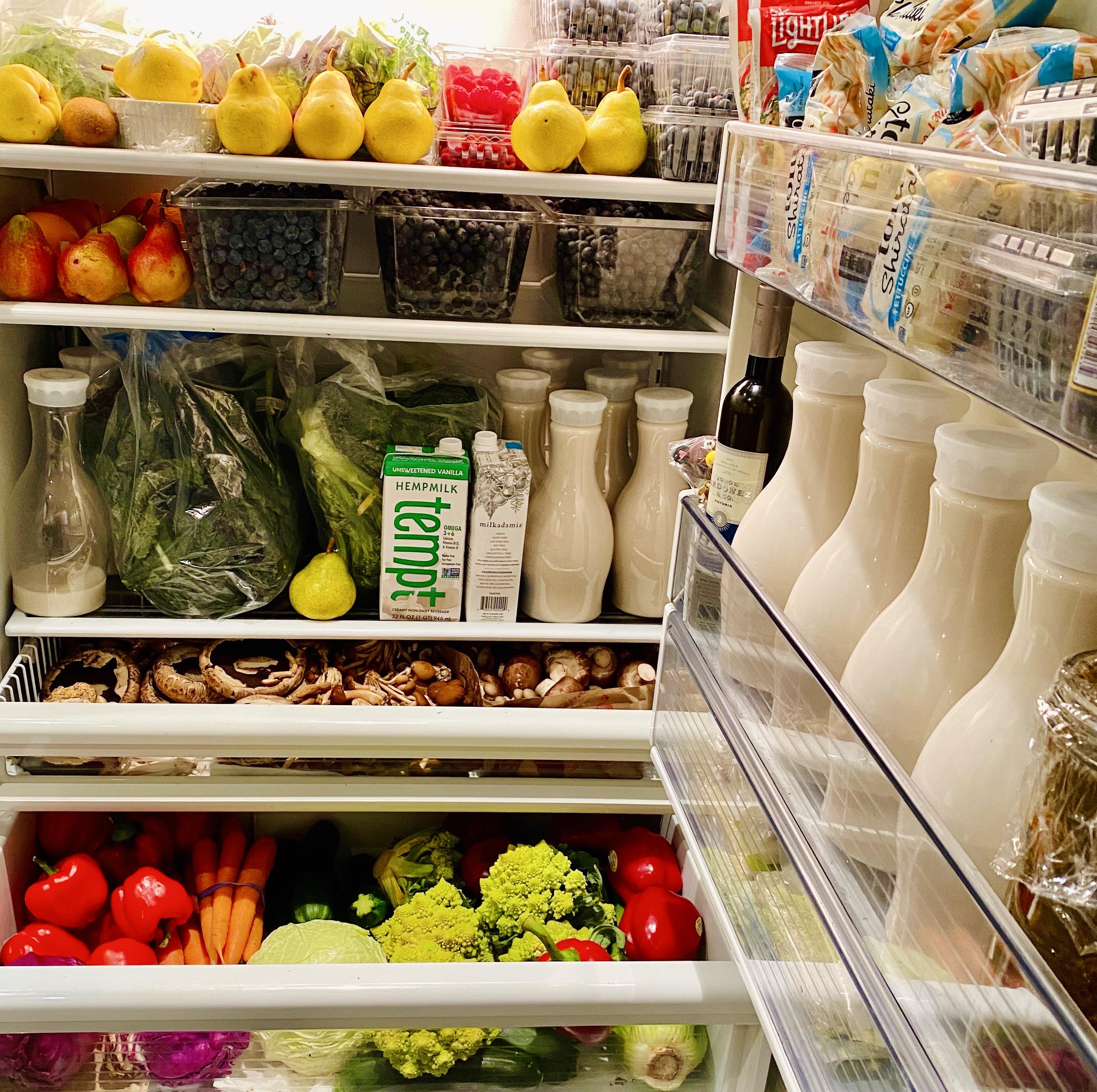 blueberry 🌱 fridge! r/PlantBasedDiet