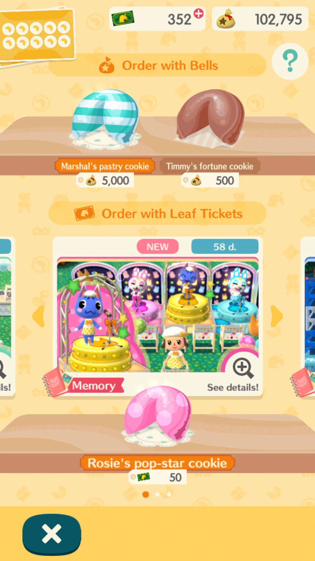 Animal Crossing New Leaf Fortune Cookies House Cookies