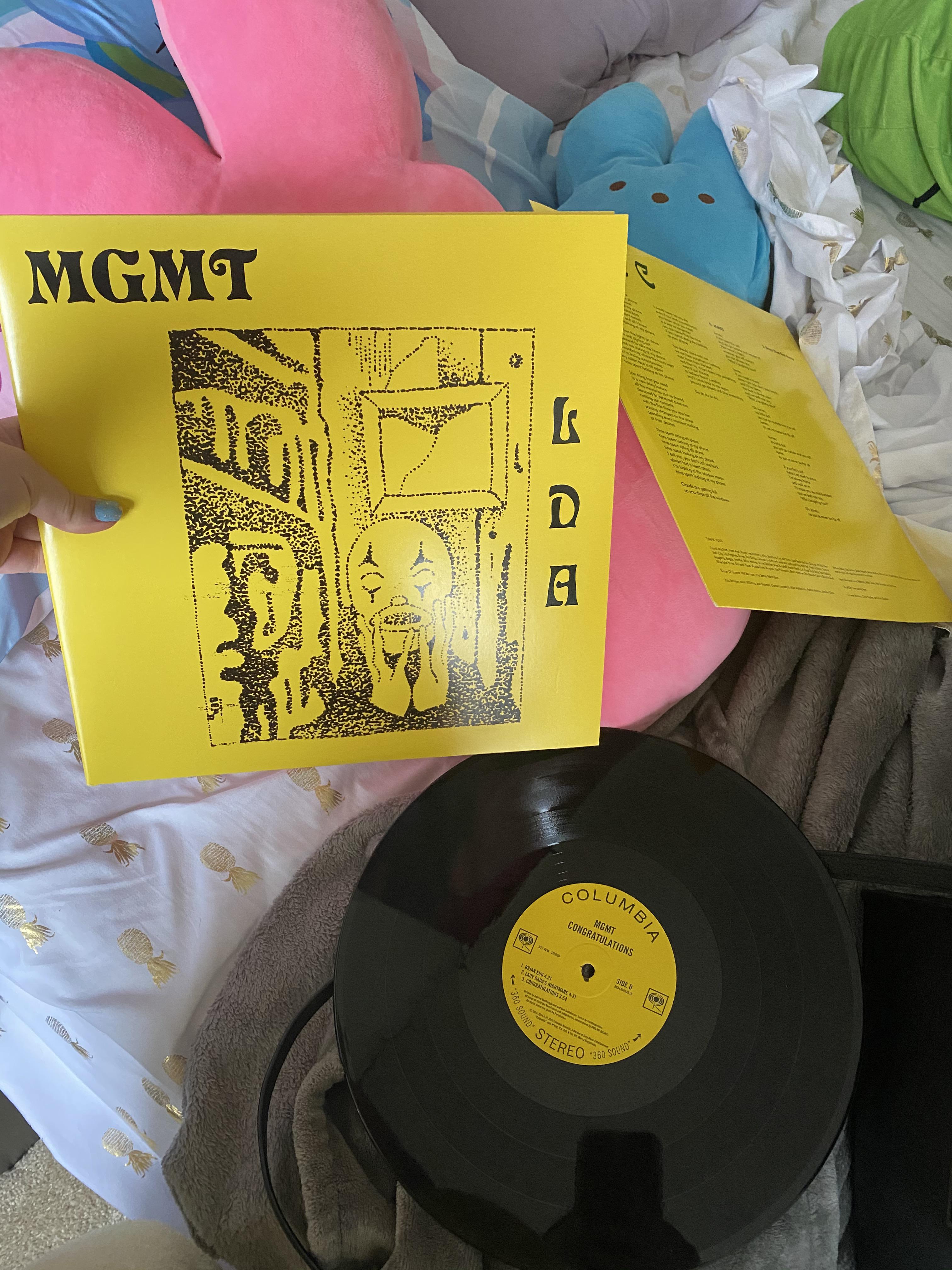 Congratulations vinyl the same color as LDA r/mgmt