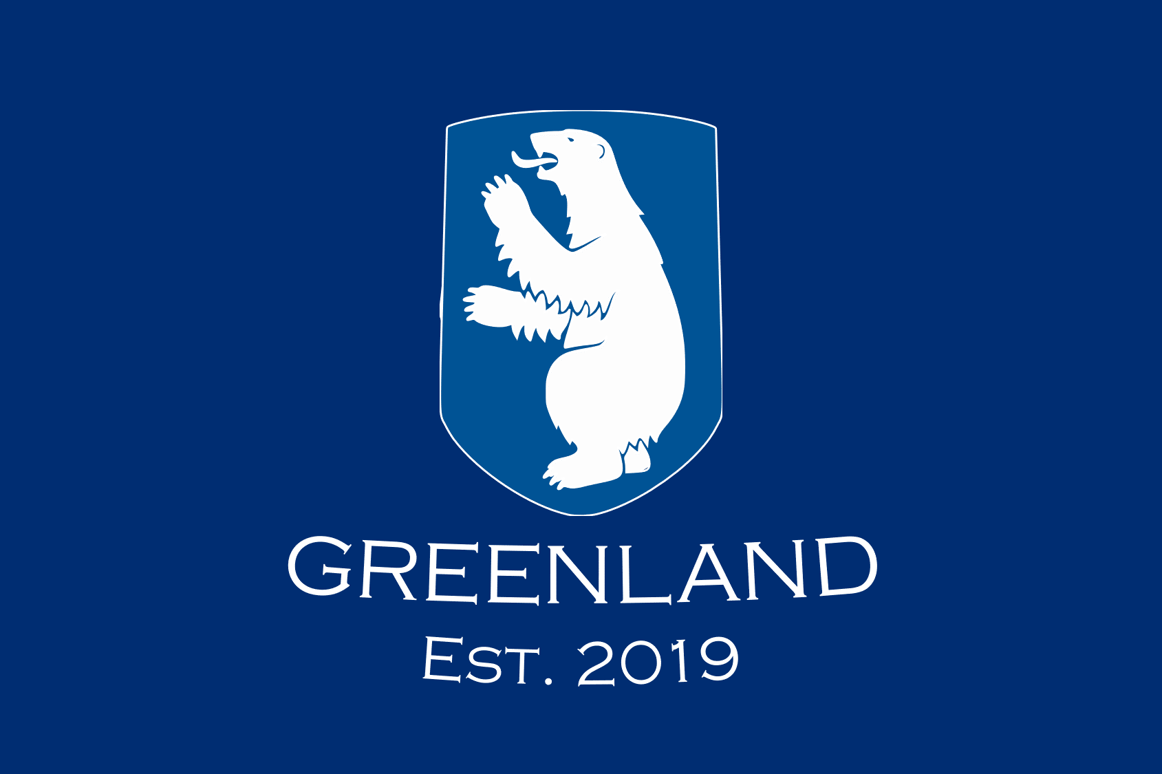The flag of Greenland if it became a generic American state r/vexillology