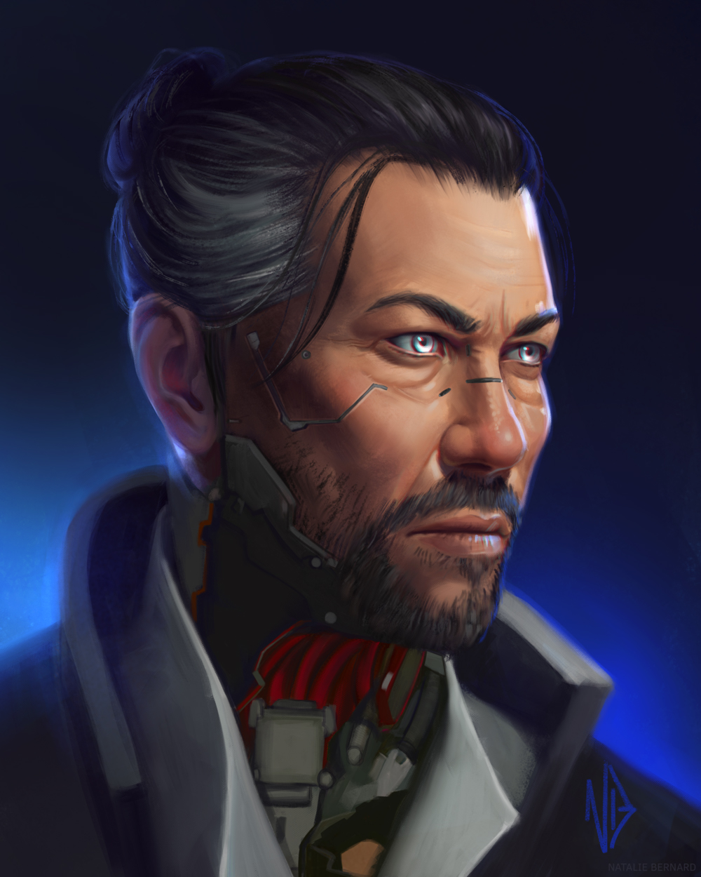 Just finished this art of Takemura, though you guys might enjoy it here