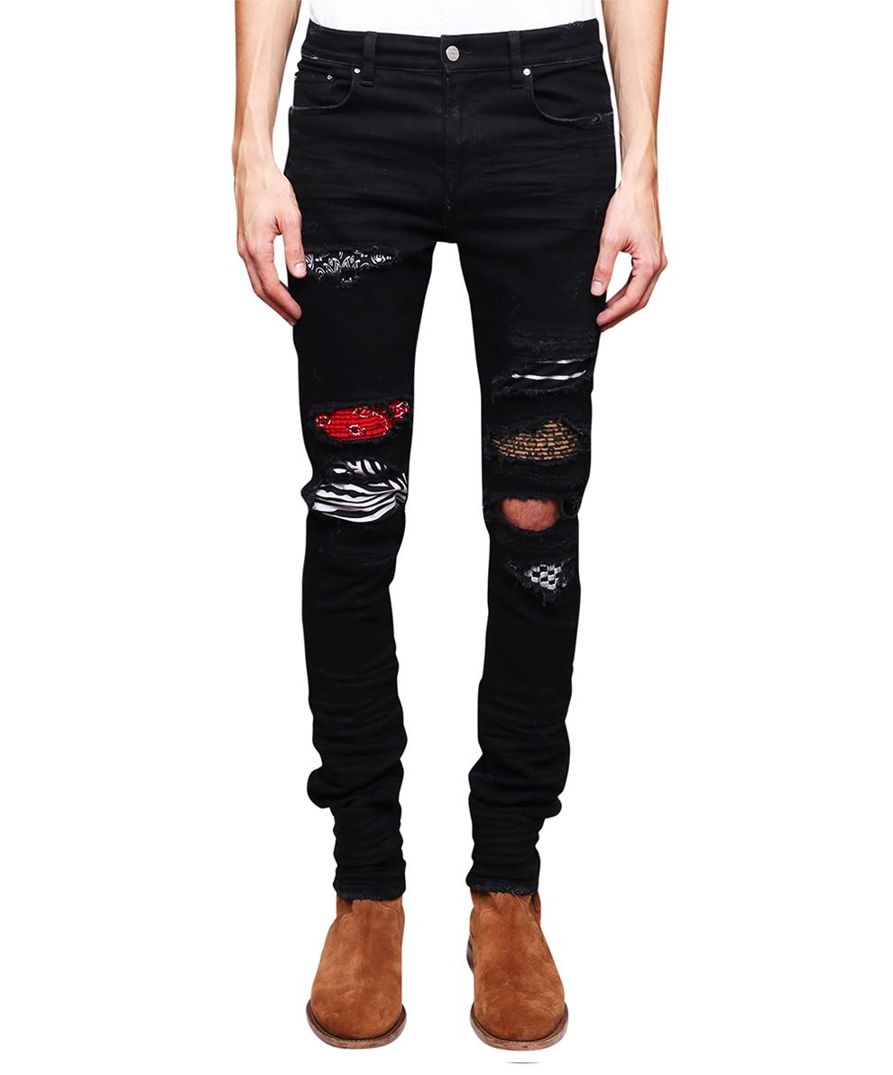 [W2C] Amiri bandana art patch jeans r/DesignerReps