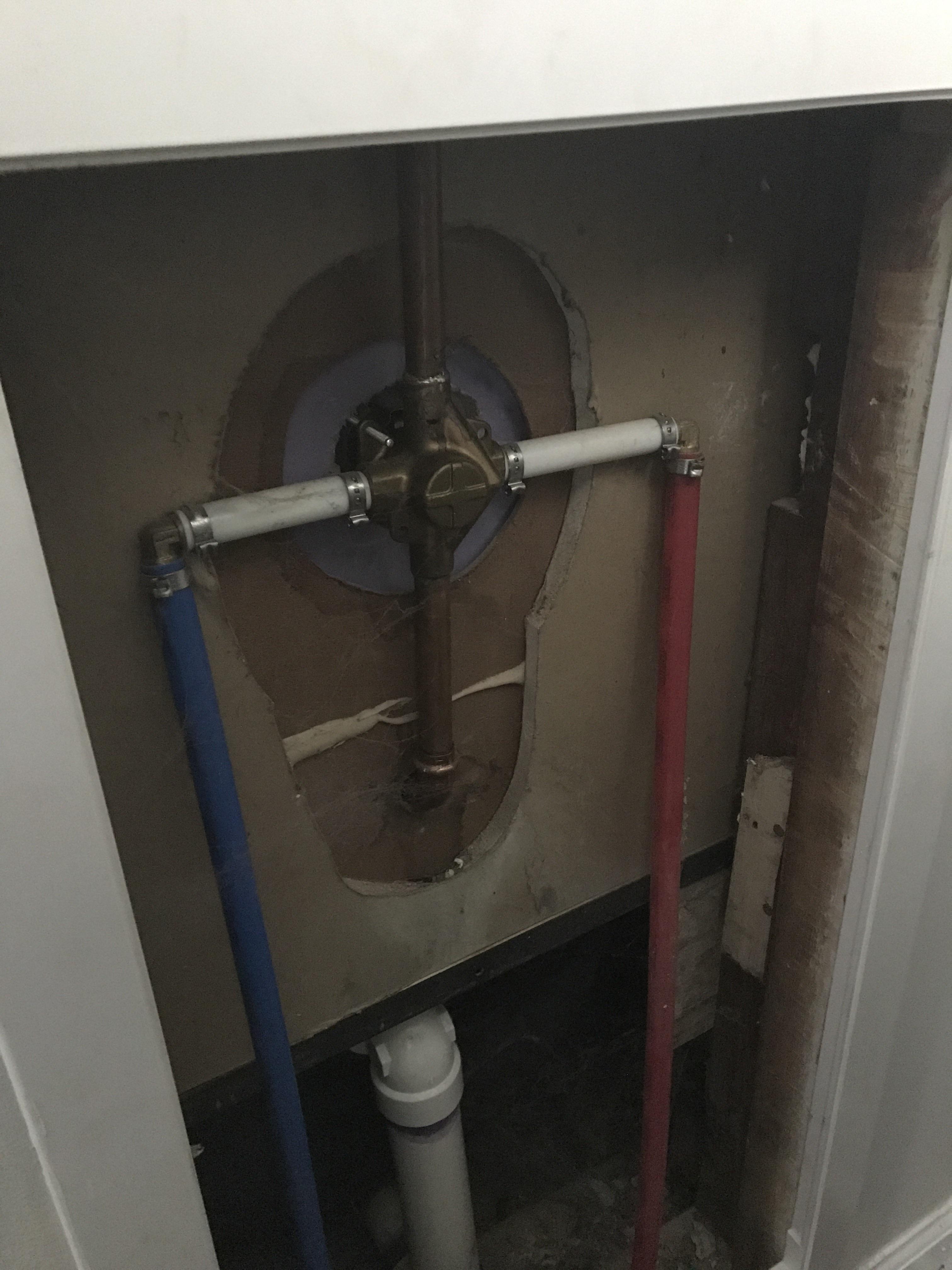 How would you brace this shower valve plumbing? Also is the CPVC okay