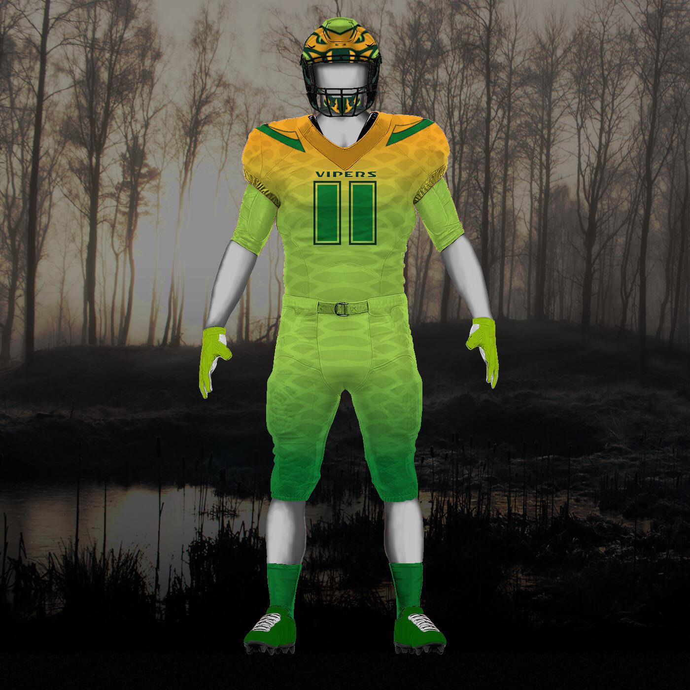 A concept for the Tampa Bay Vipers r/xfl