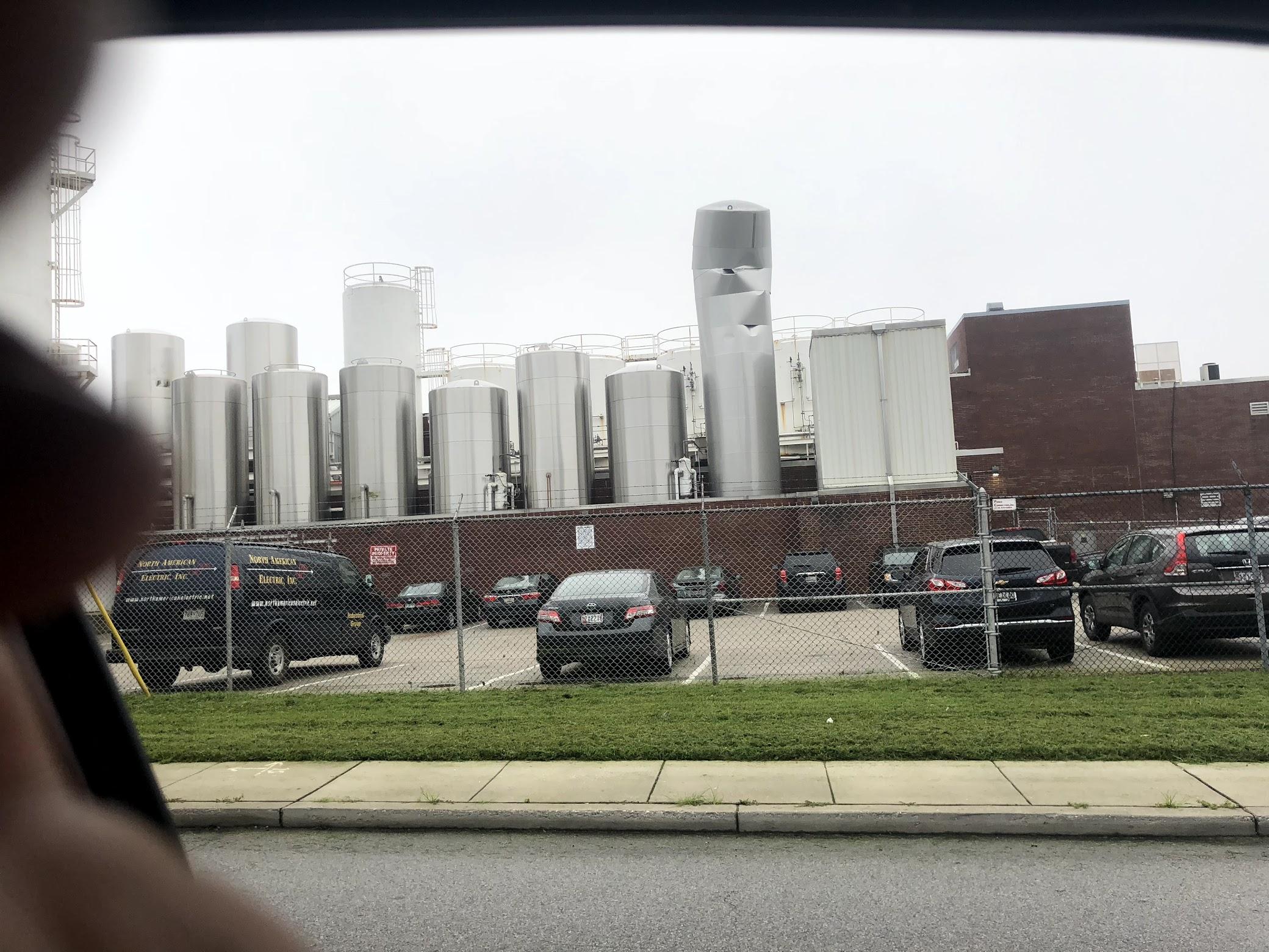What happened? (Cloverland Greenspring Dairy, seen from Exeter Hall Ave