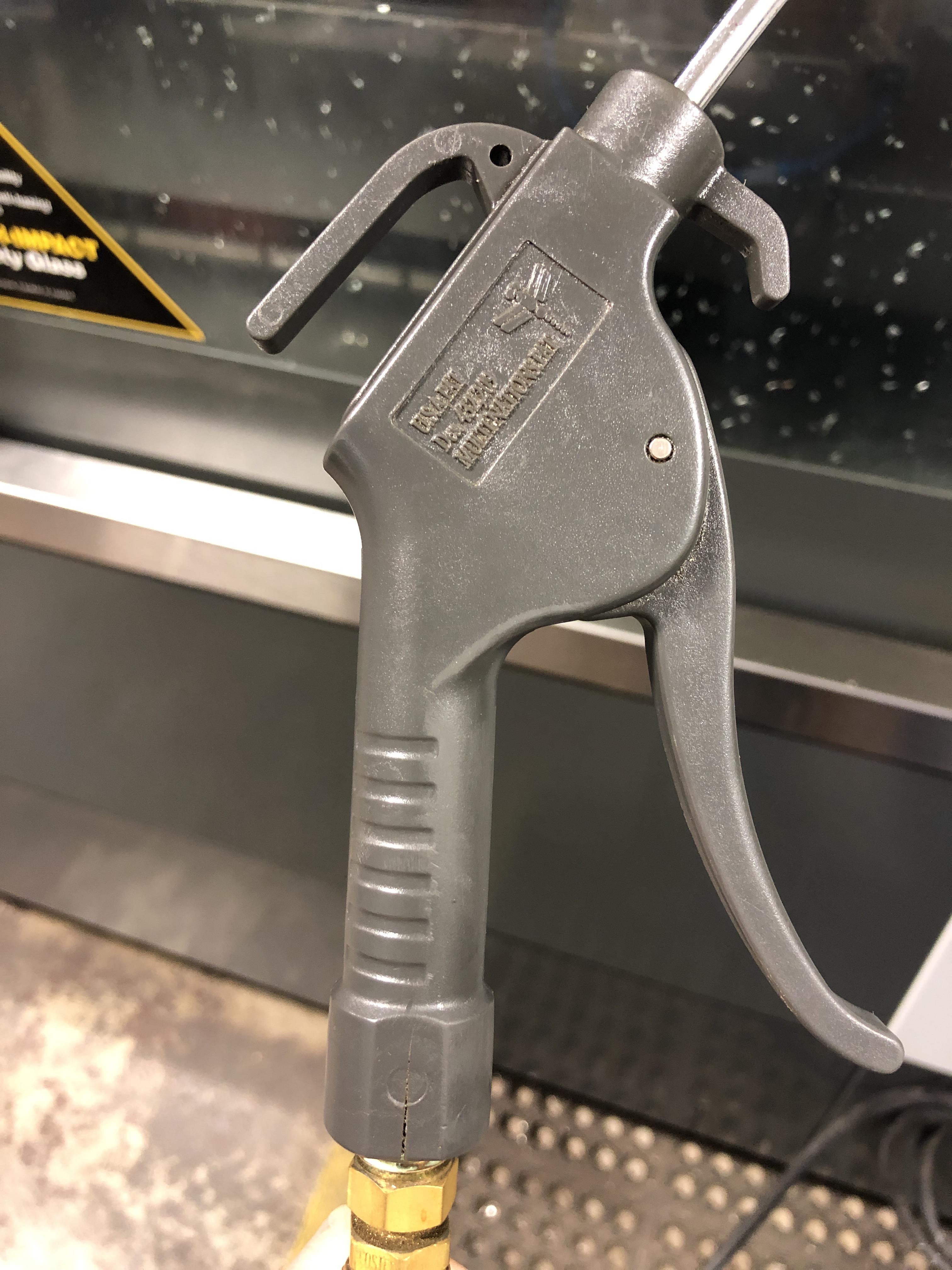 Blow gun This little guy cracked on me after so many