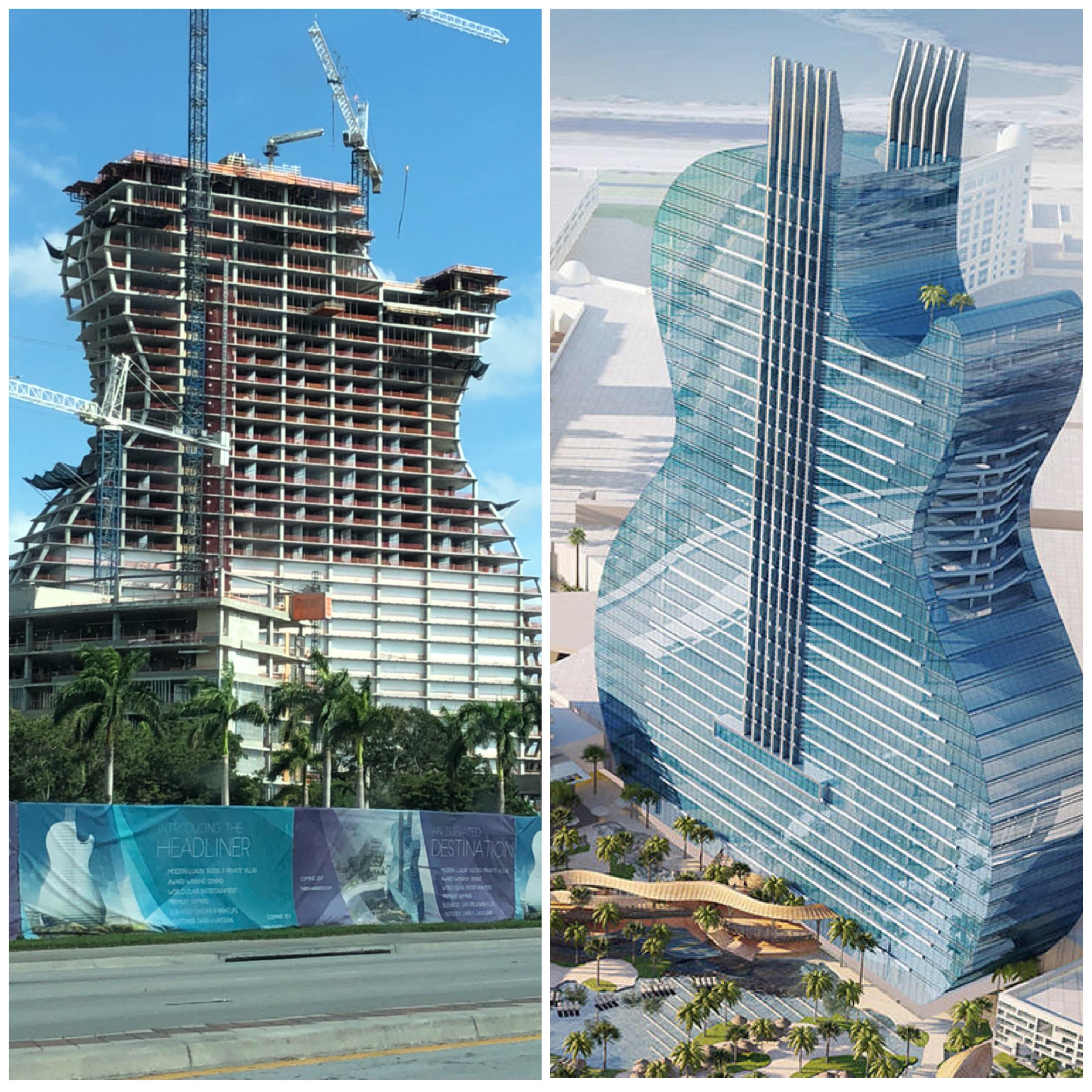 Hard Rock Hotel Guitar on Hollywood, FL. Almost done with Frame. r