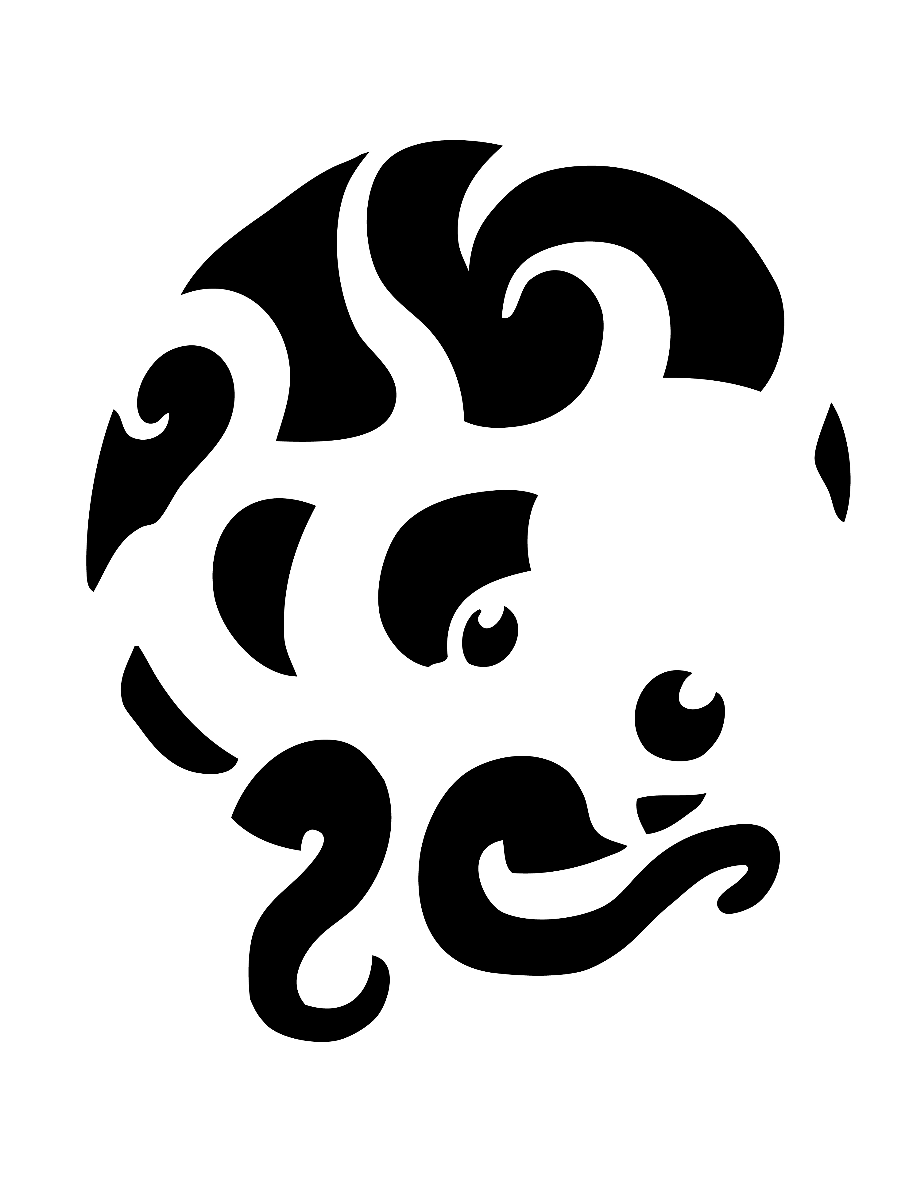 Octopus Pumpkin Stencil Octopus Pumpkin Stencil