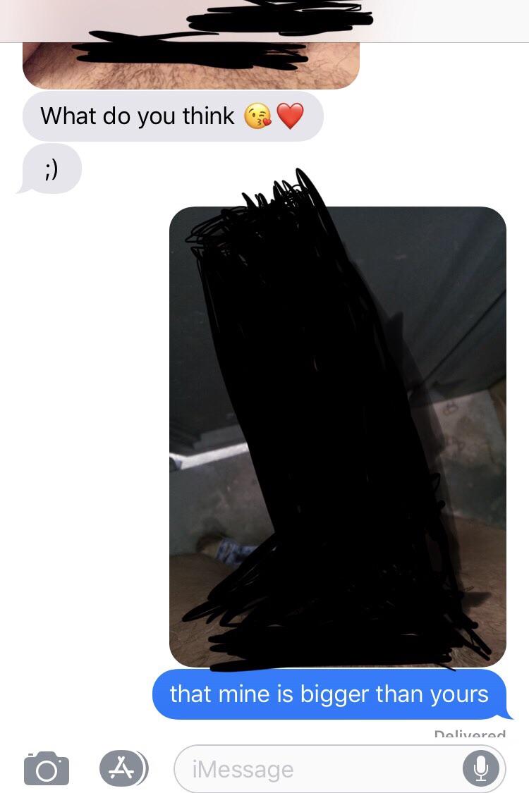 Pro tip: google a random dick pic to send back when you receive an