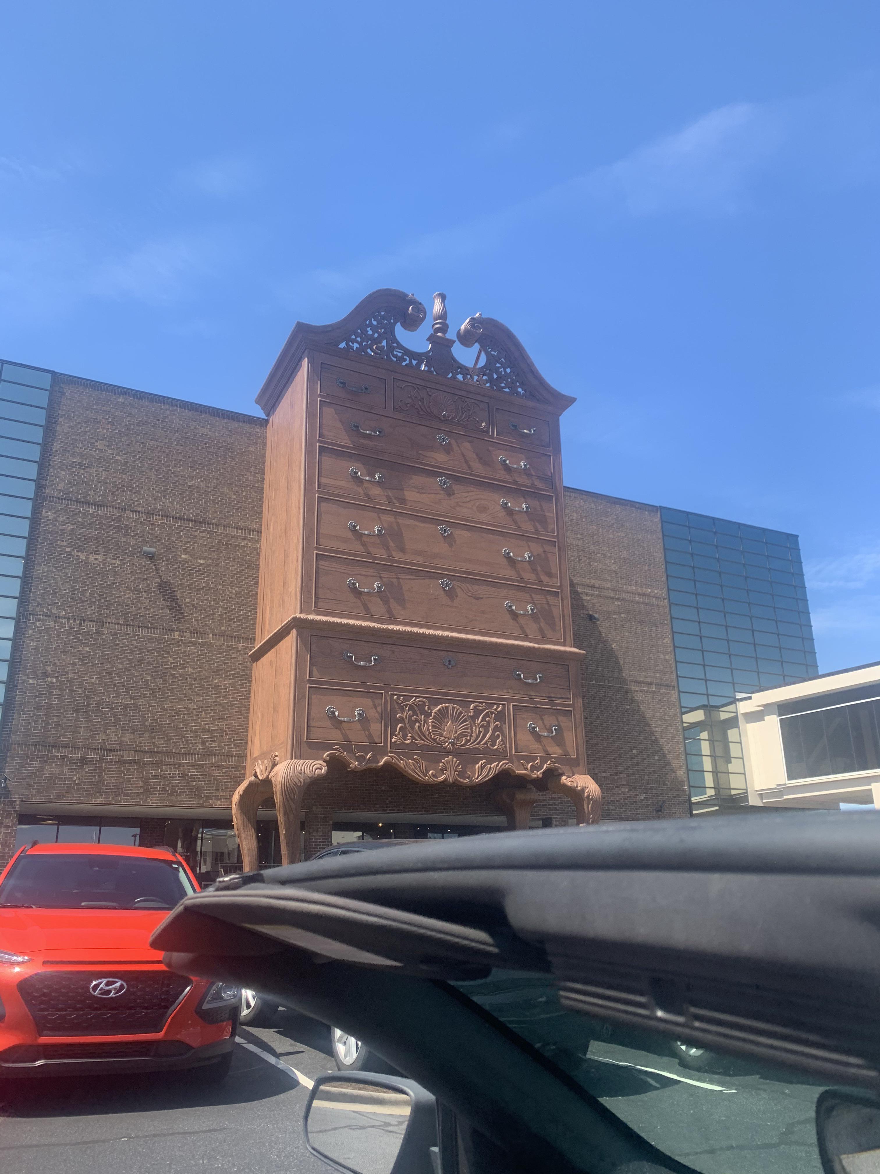 Furniture store entrance