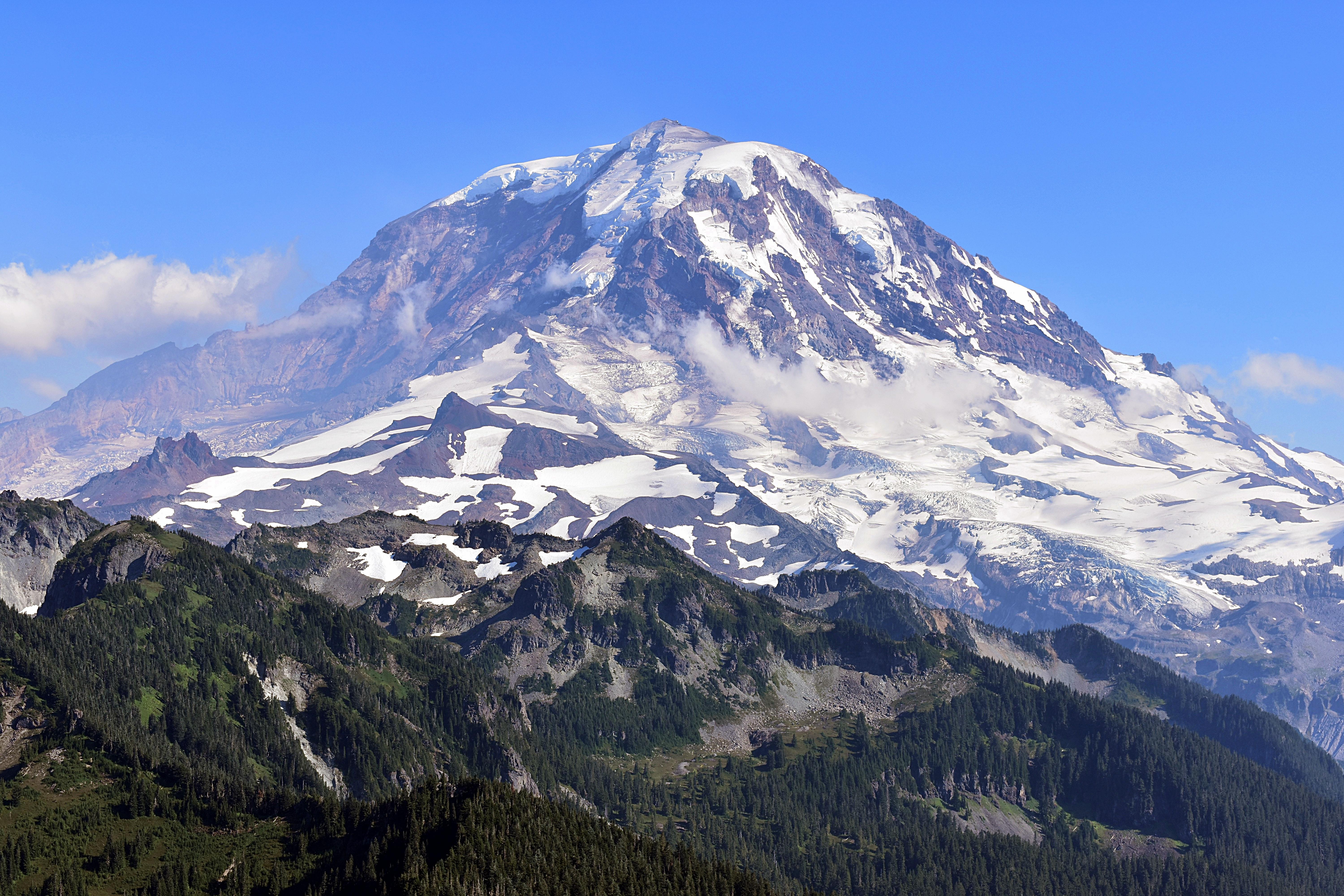 Mt. Rainier An active stratovolcano and the highest mountain in