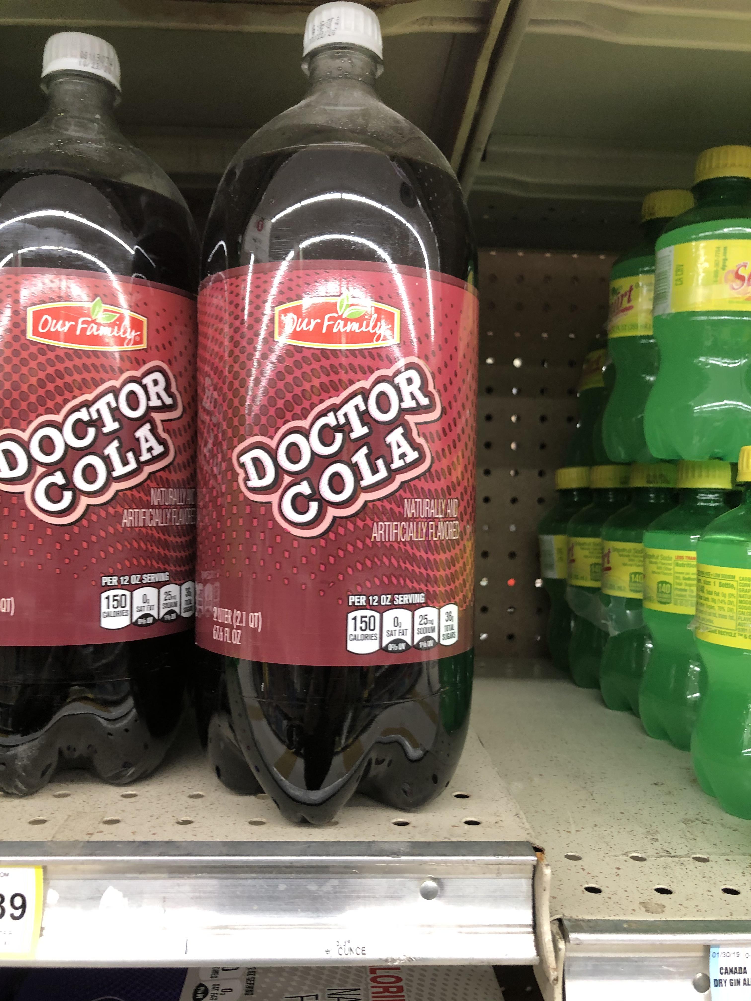 Doctor cola?😂 r/crappyoffbrands