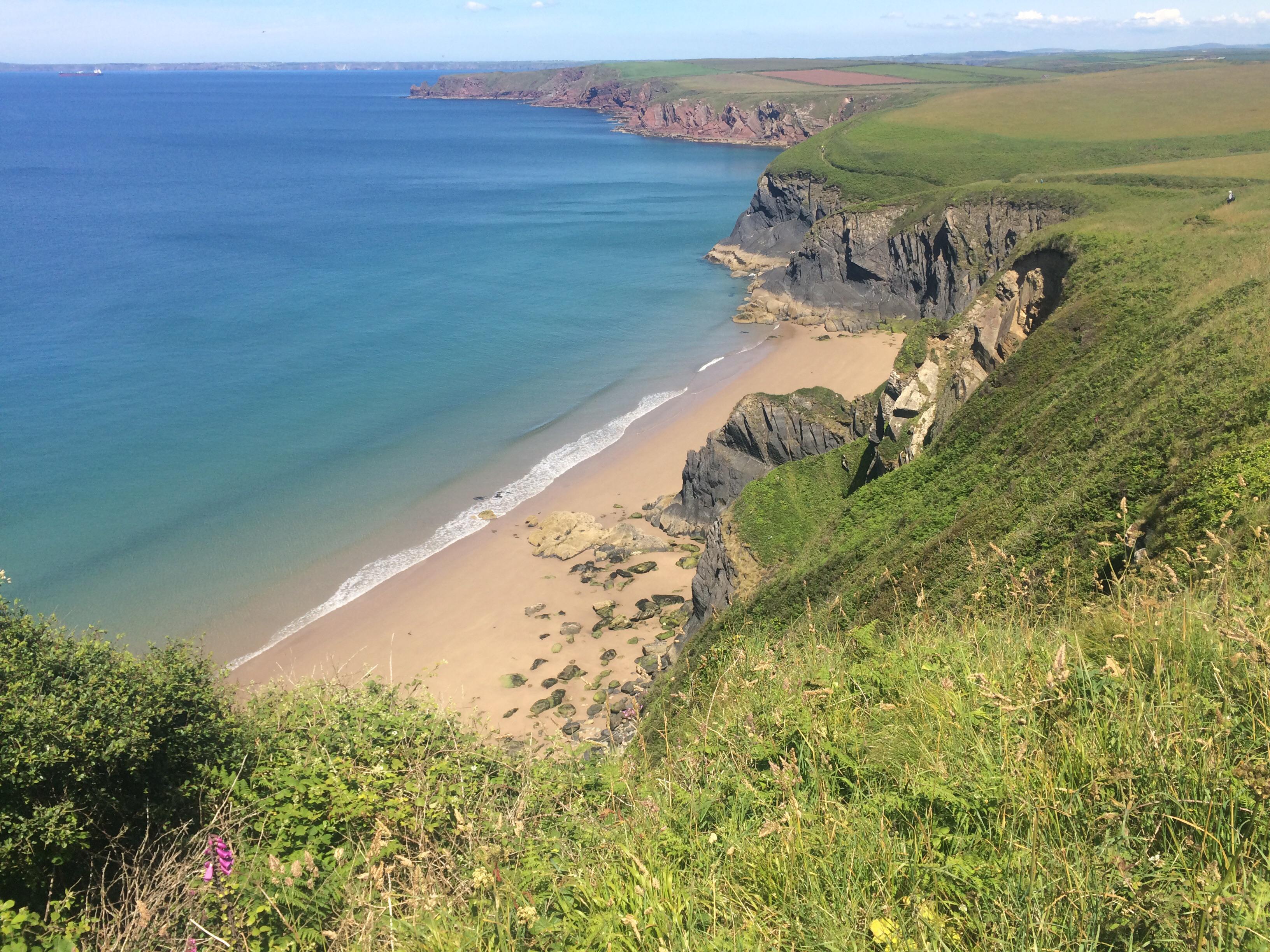 Musselwick Sands (St Brides Bay) today r/Wales