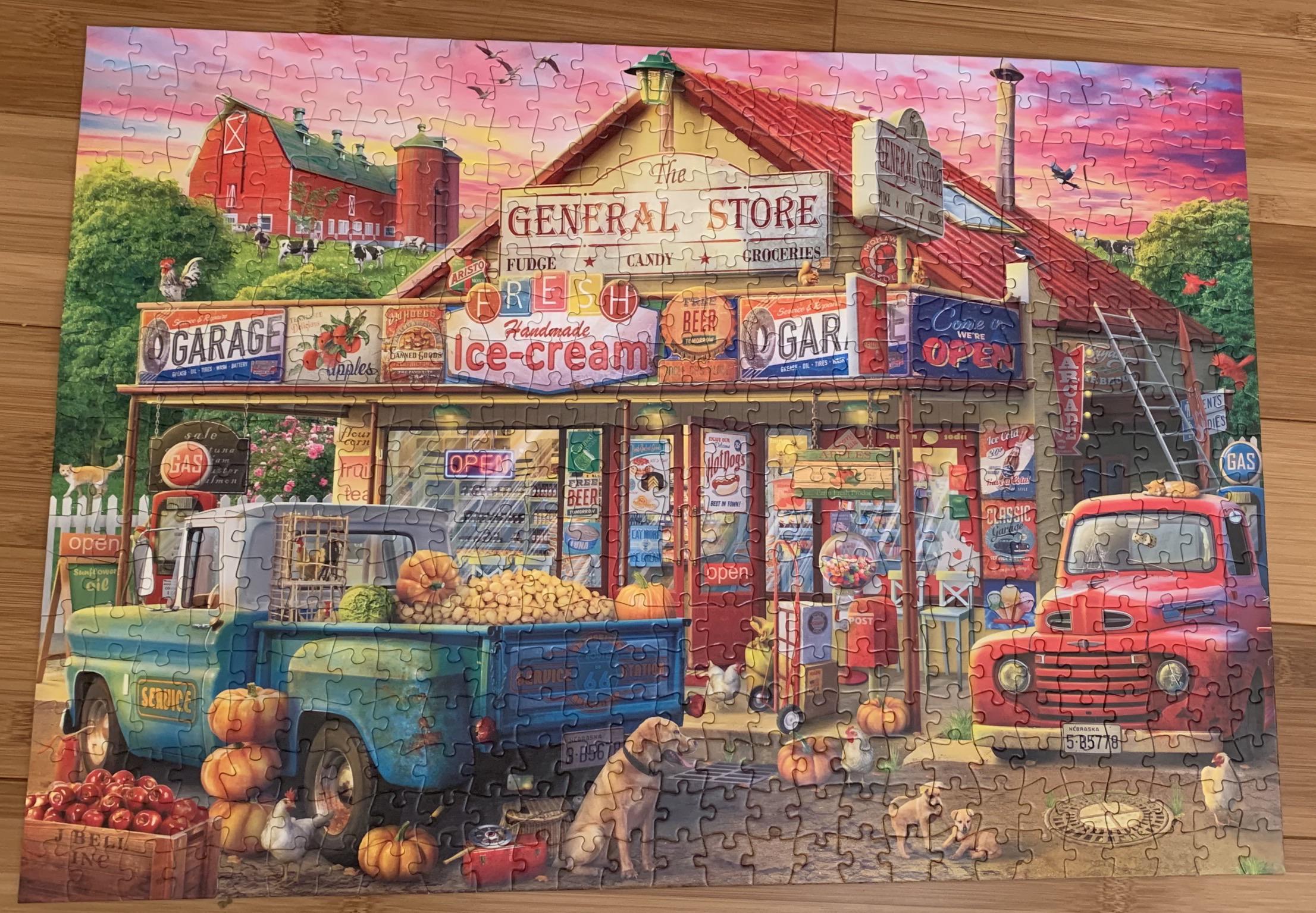 First >100 piece puzzle as an adult General Store Buffalo r