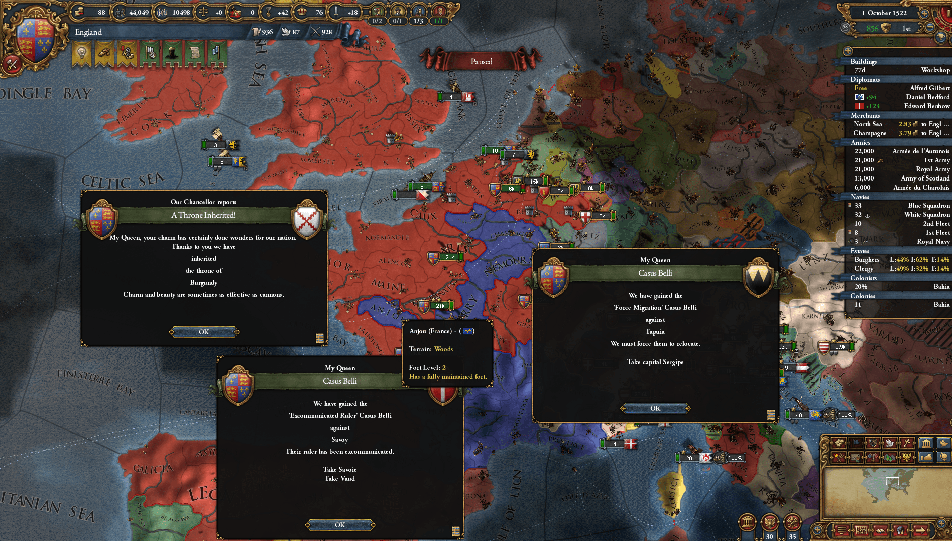 "Burgundian Inheritance" as England r/eu4