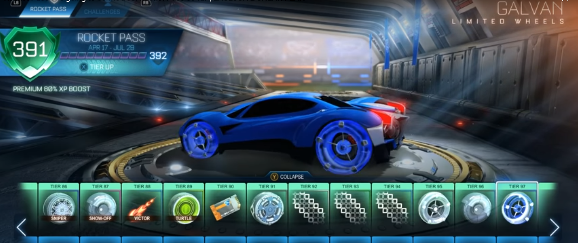 Fluump showed some Cobalt Special Edition Galvan Wheels from RP3! r
