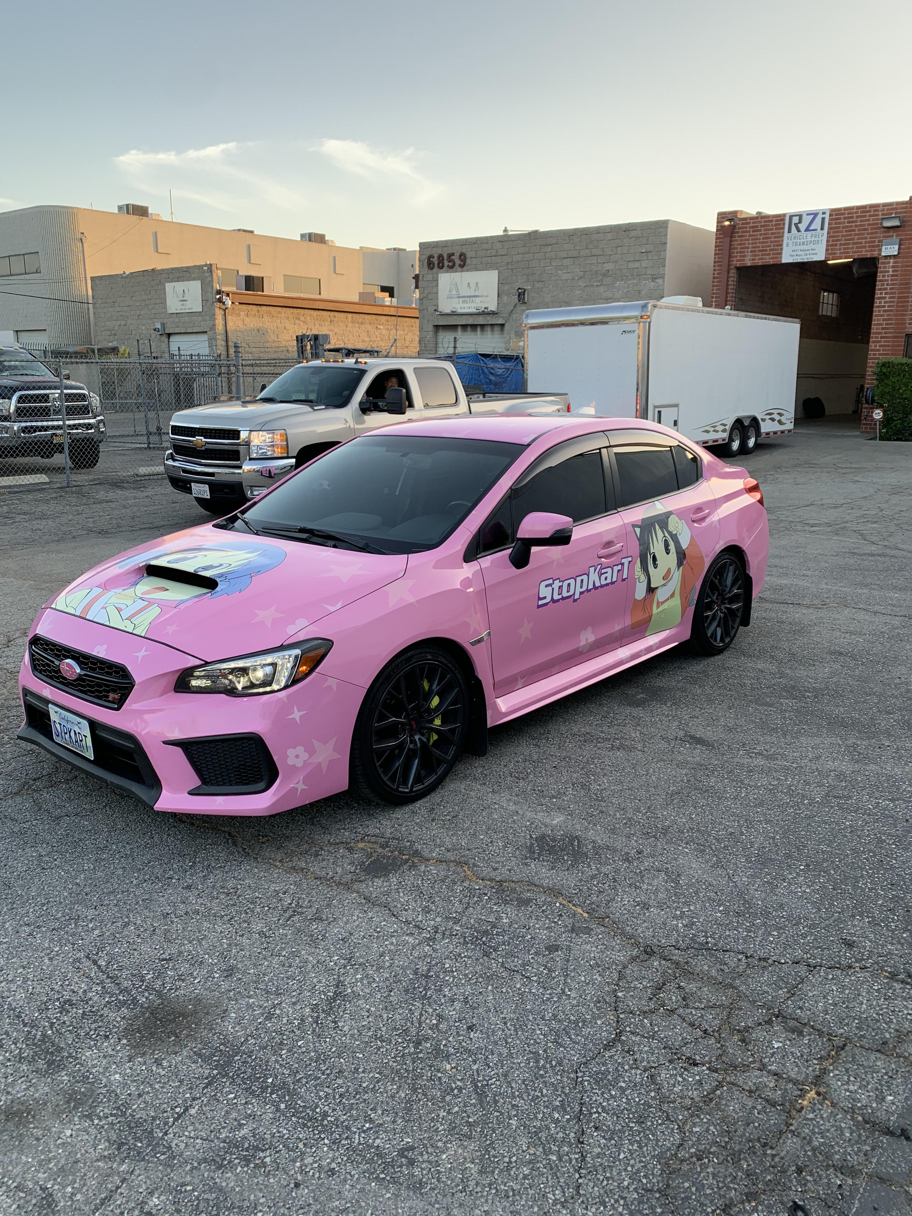 end product of my first ever car wrap. still need to do the spoiler