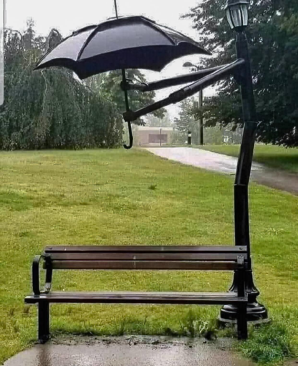 Harry Potter’s park bench? DesignPorn