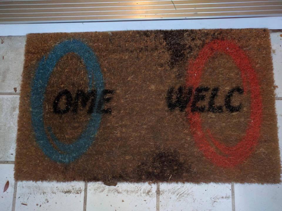 A portal mat! r/gaming