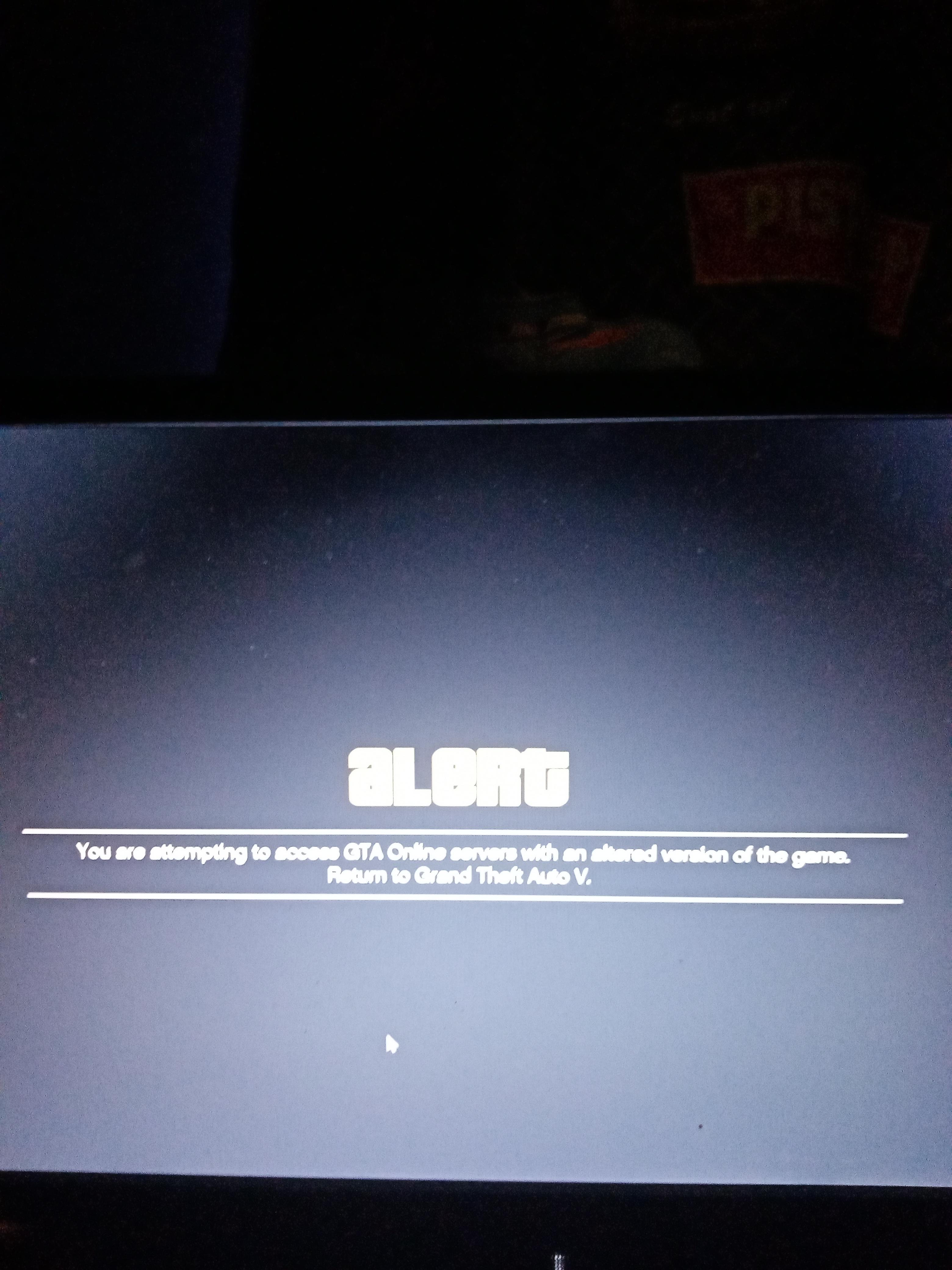 Help me please, I used the menyoo mod menu for single player and now