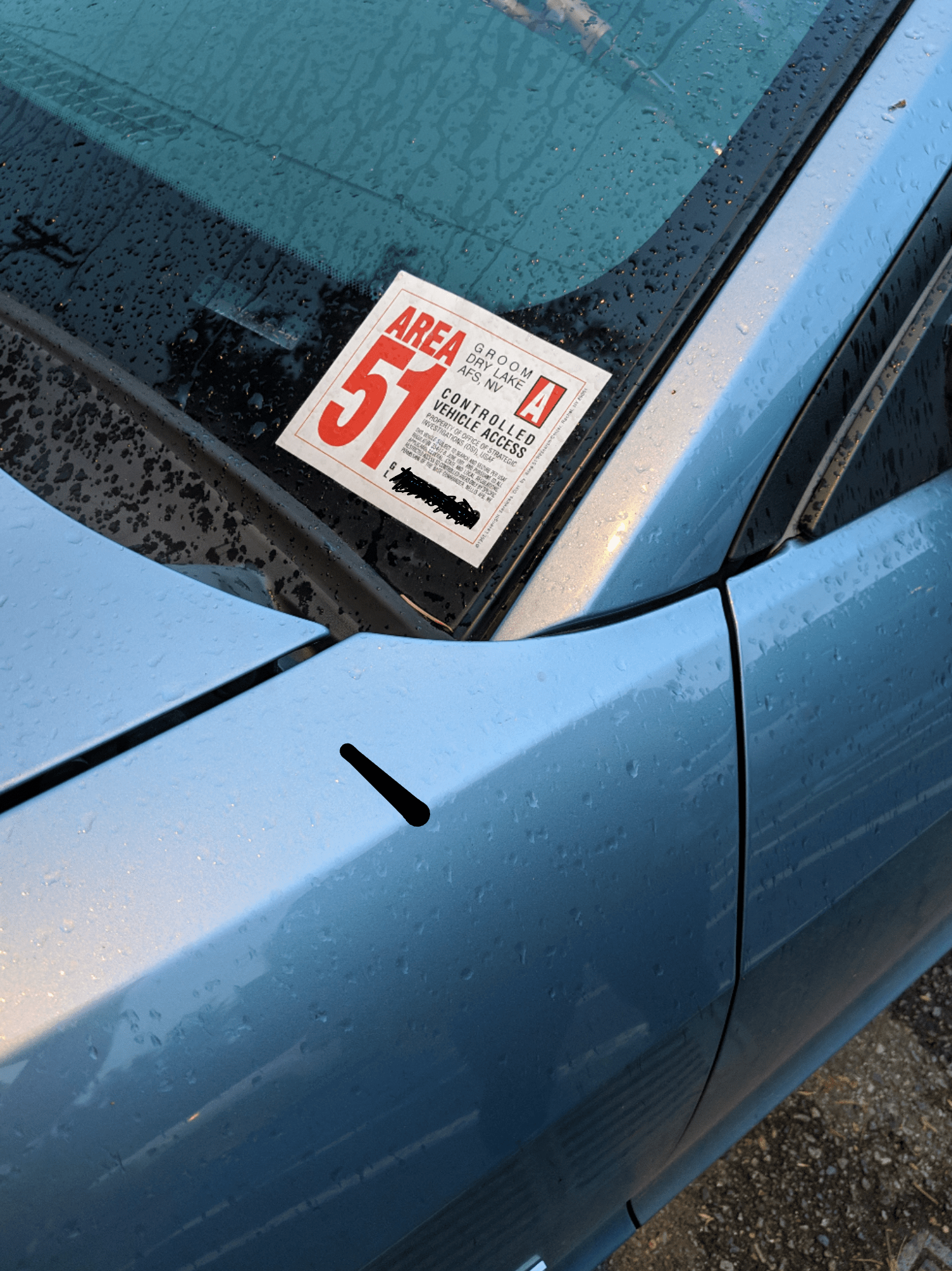 This car has clearance for area 51. r/mildlyinteresting