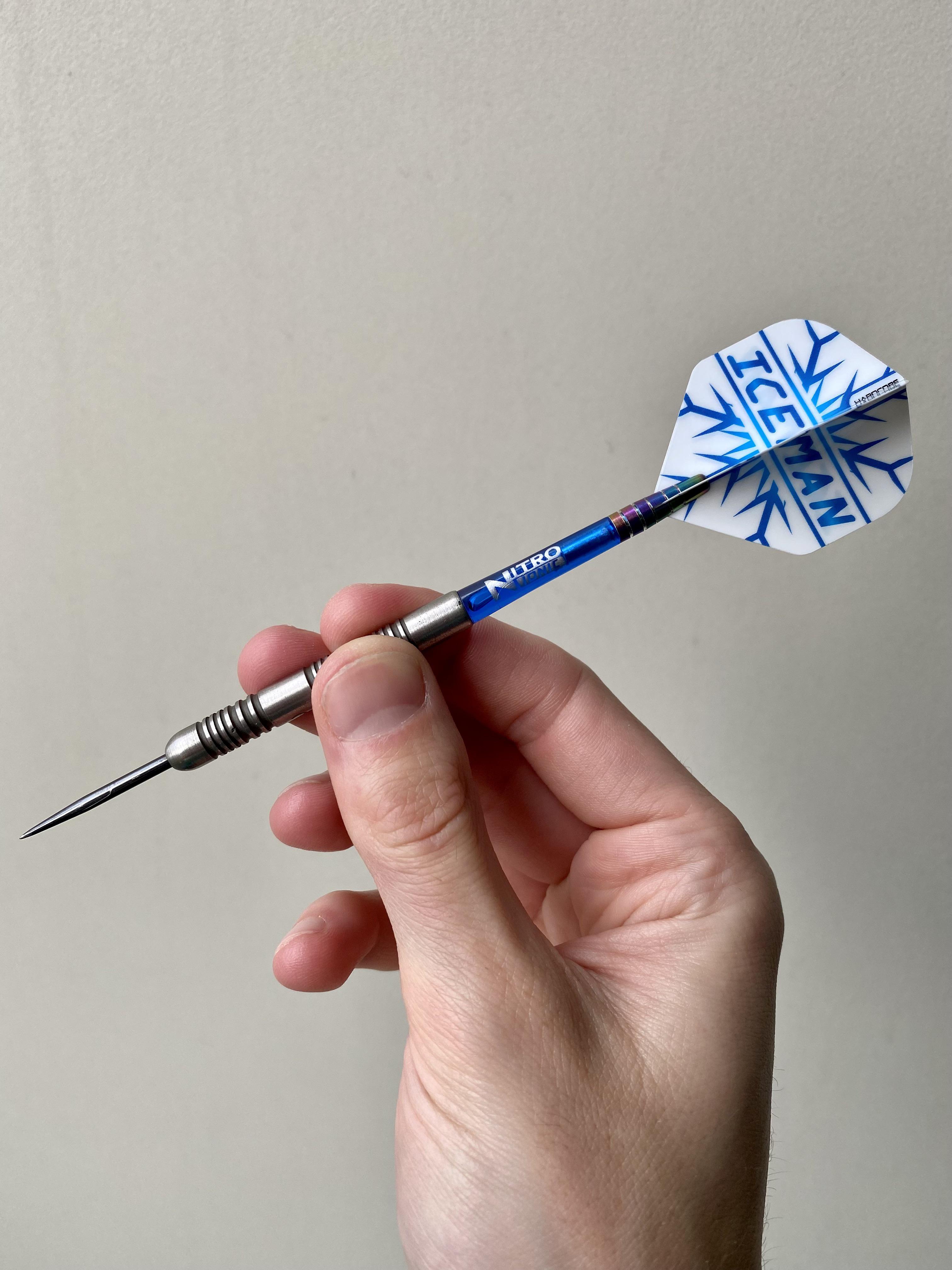 My first ever set; 23g MvG authentic; Nitro Ionic; iceman flights 🥶 r