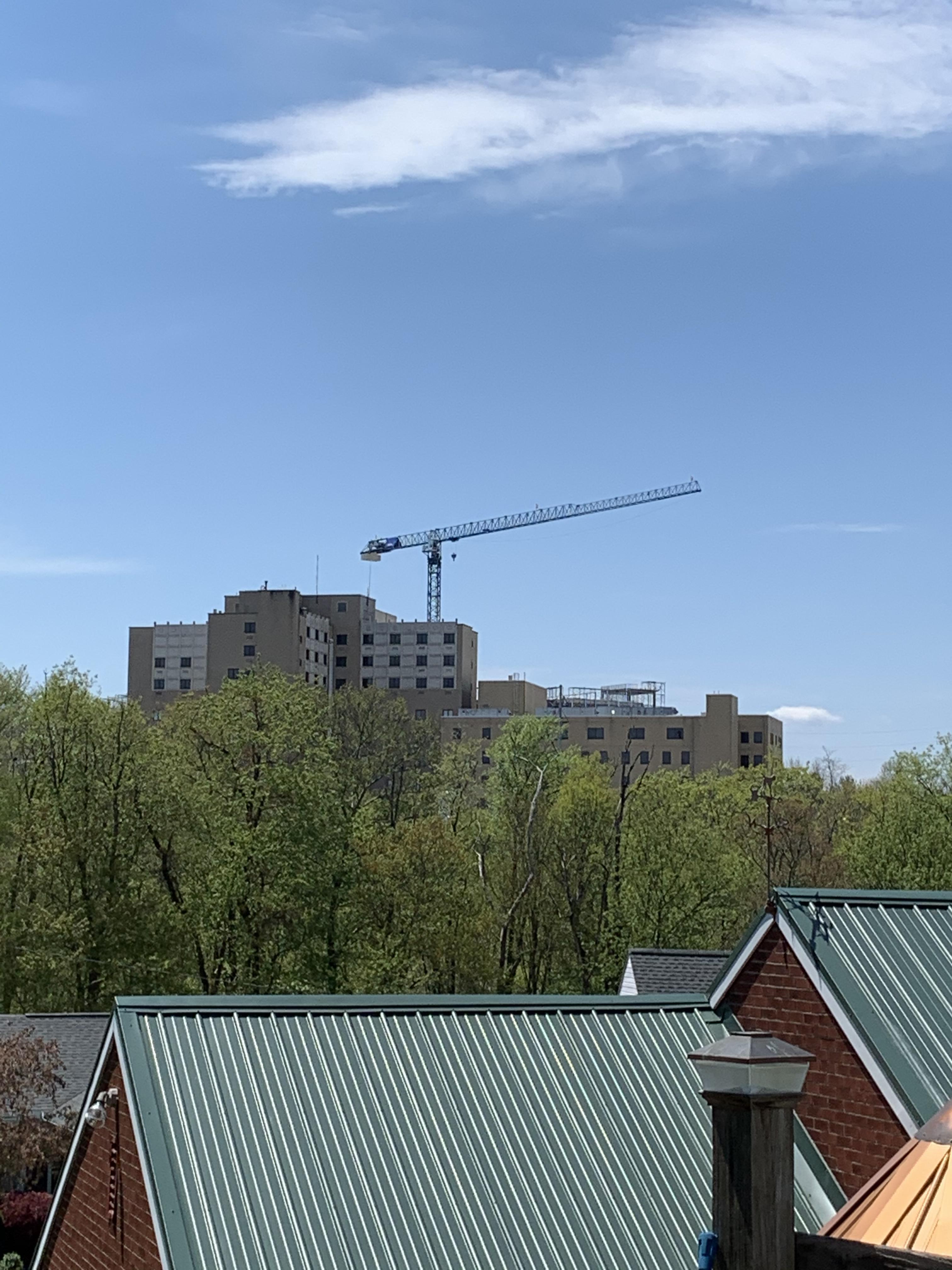 Trinity Hospital construction. r/Steubenville