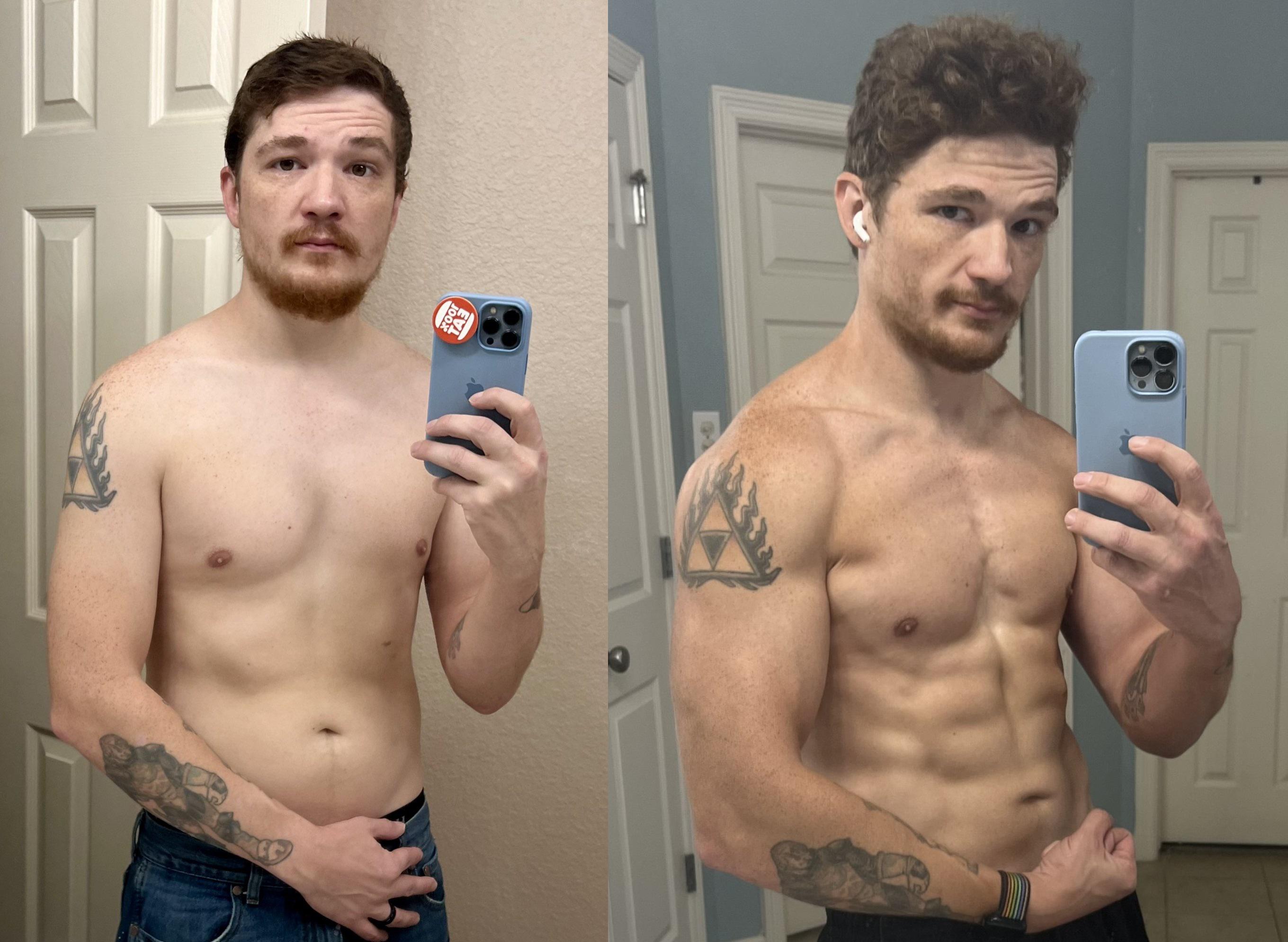 Michael Jones from Rooster Teeth. 4 month progress. says he uses Tonal