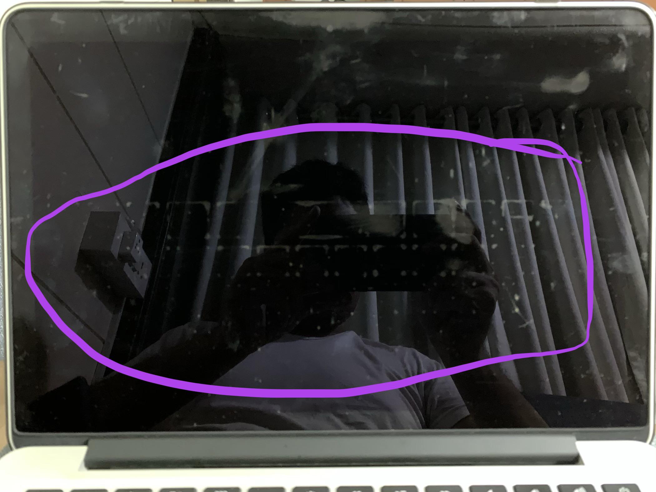 Silicon keyboard protector smudges on my laptop screen. How can I get