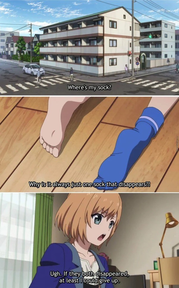 Missing Sock r/AnimeFunny
