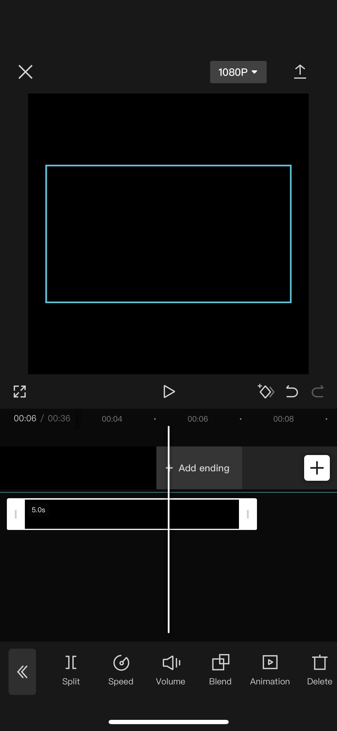 I can't go past 5 seconds for stock black screen overlay? r/CapCut