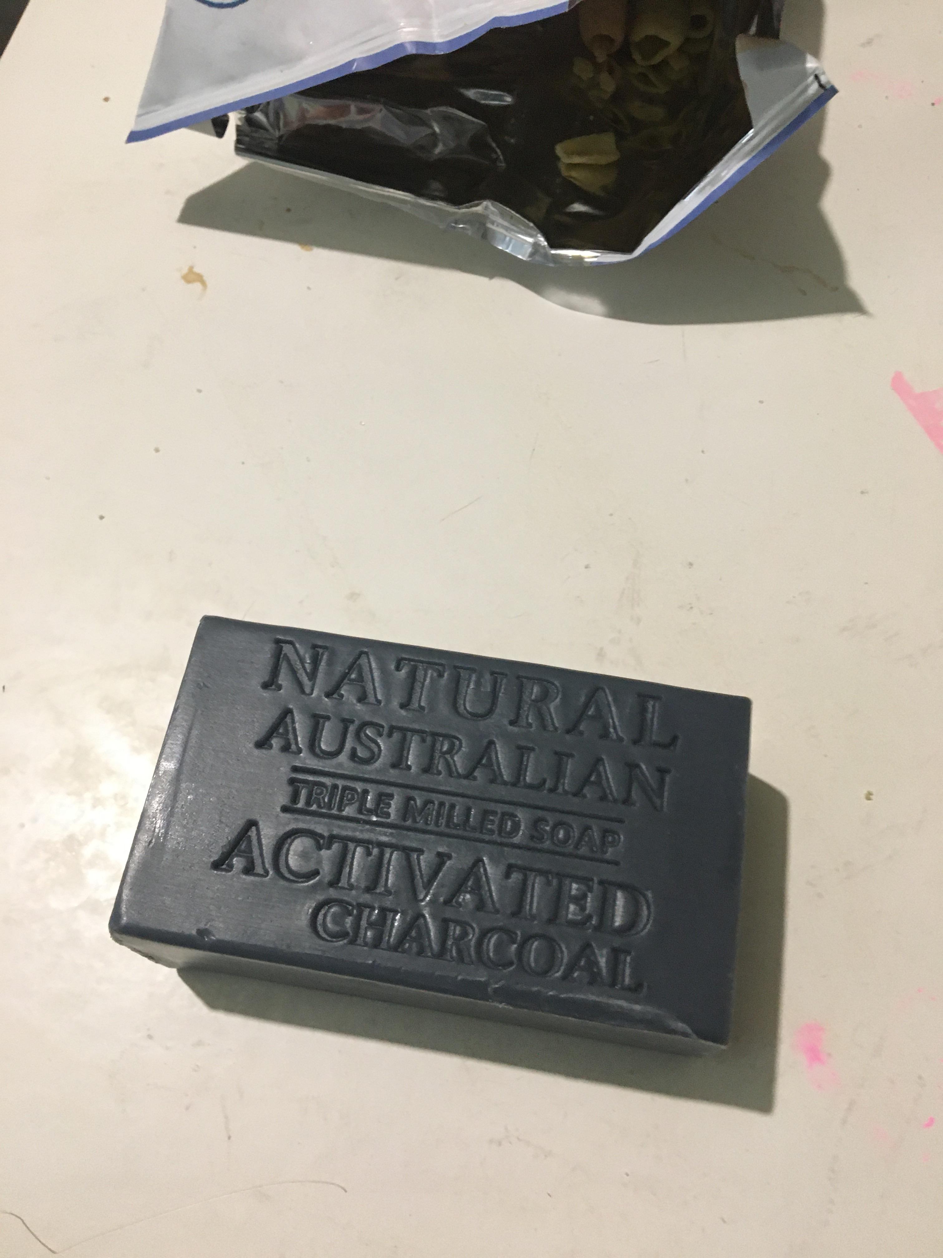 this soap that smells like mint slices and i want to eat it r