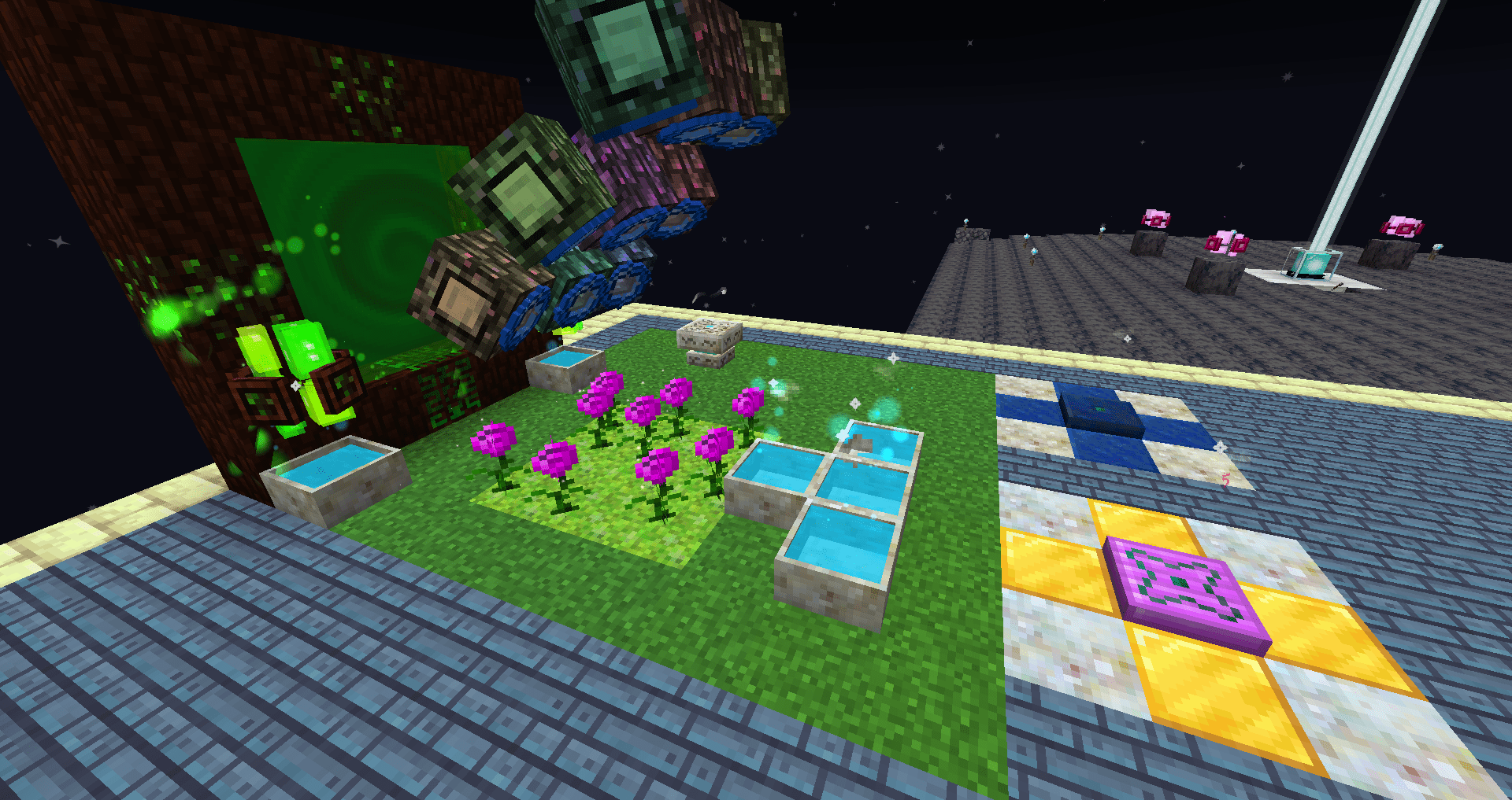 Fill a pool in under a minute with copious applications of XP! r/botania