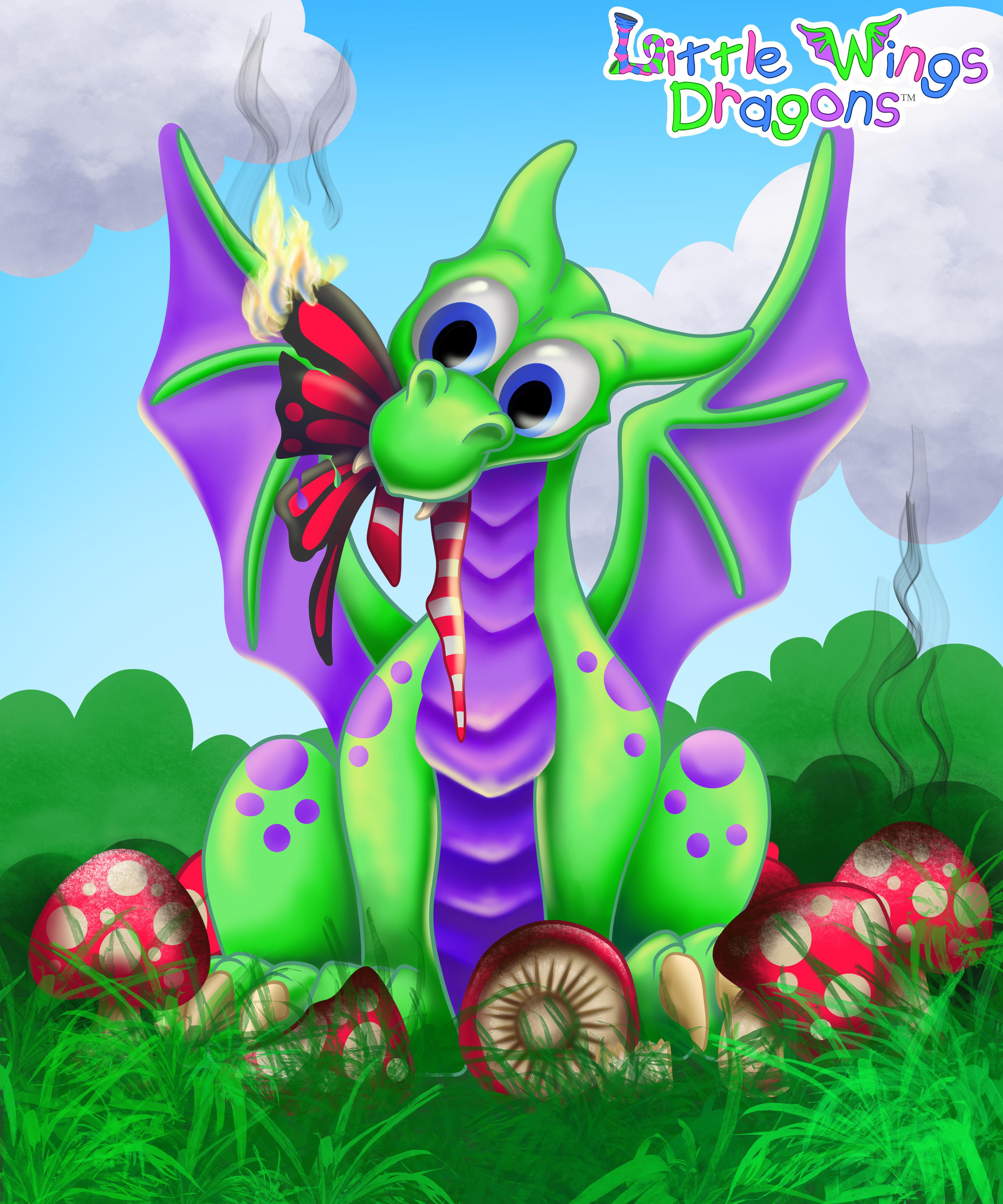 I created a world of baby dragons called The Little Wings Dragons and
