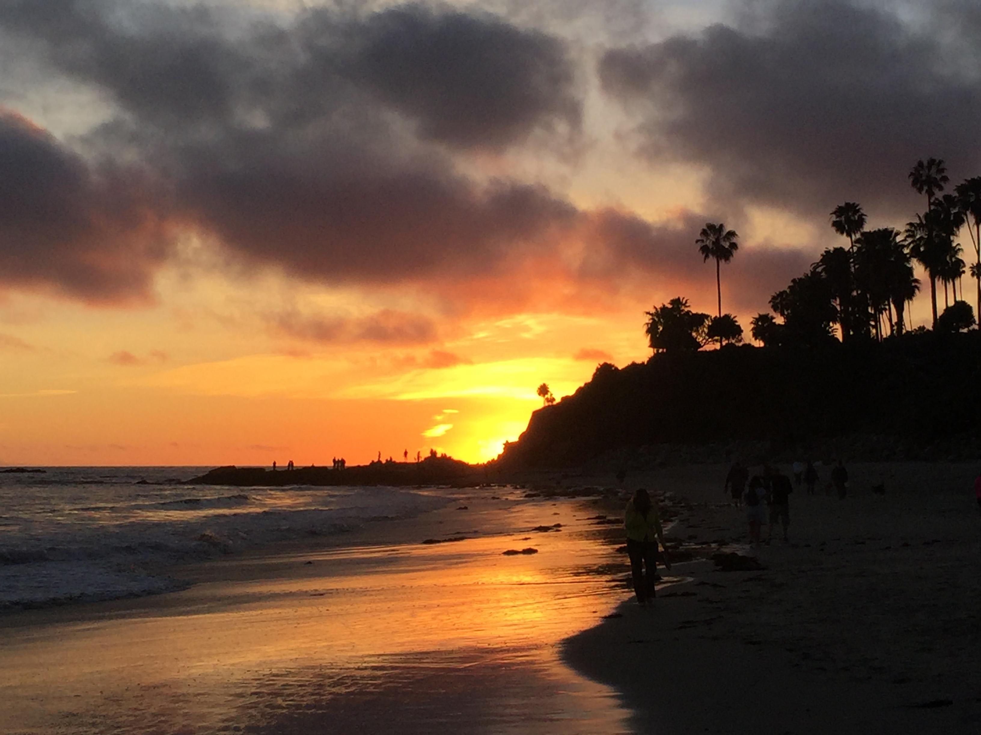 Beautiful way to end the day at Laguna Beach sunset