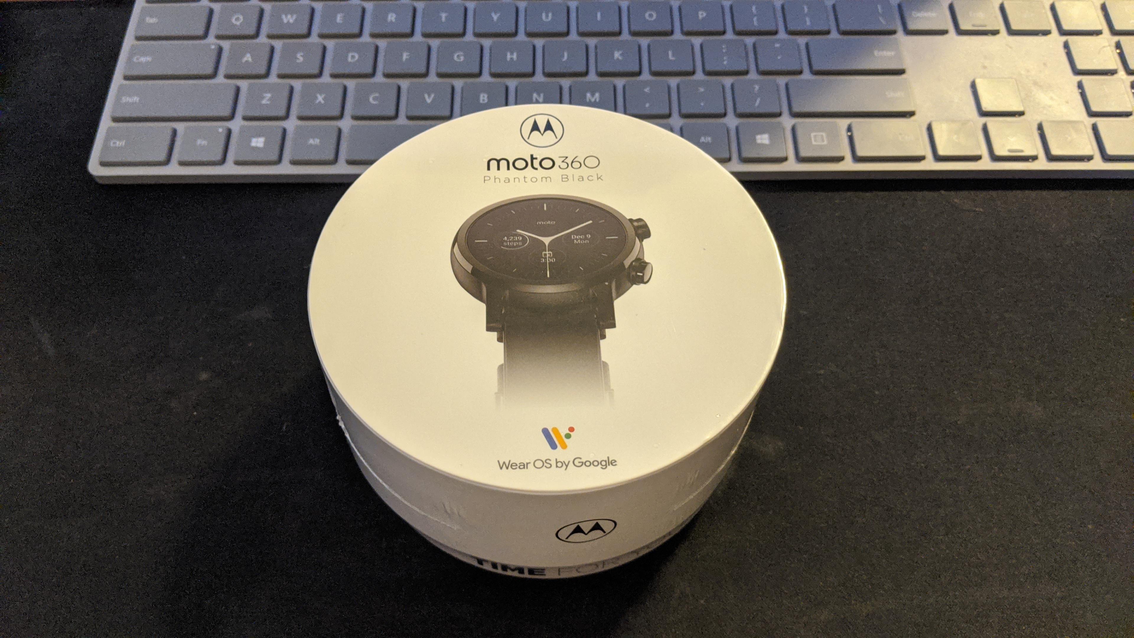 Moto 360 3rd Gen in Phantom Black has arrived r/WearOS