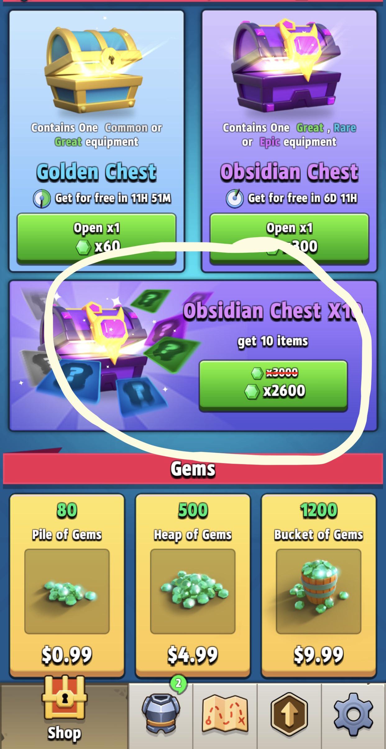 Have any of you had any luck with this chest deal? I tried it and I