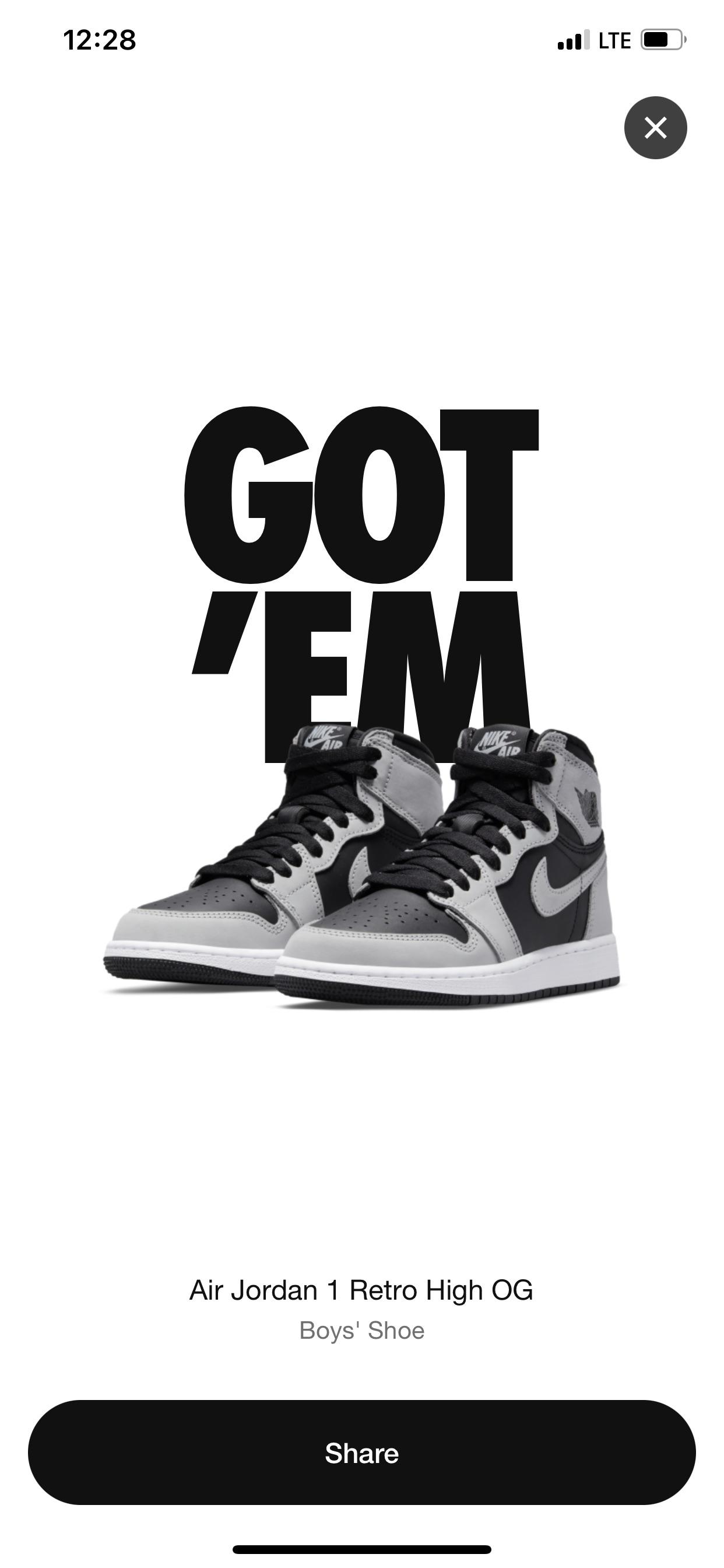 1st early access 😁 r/SNKRS