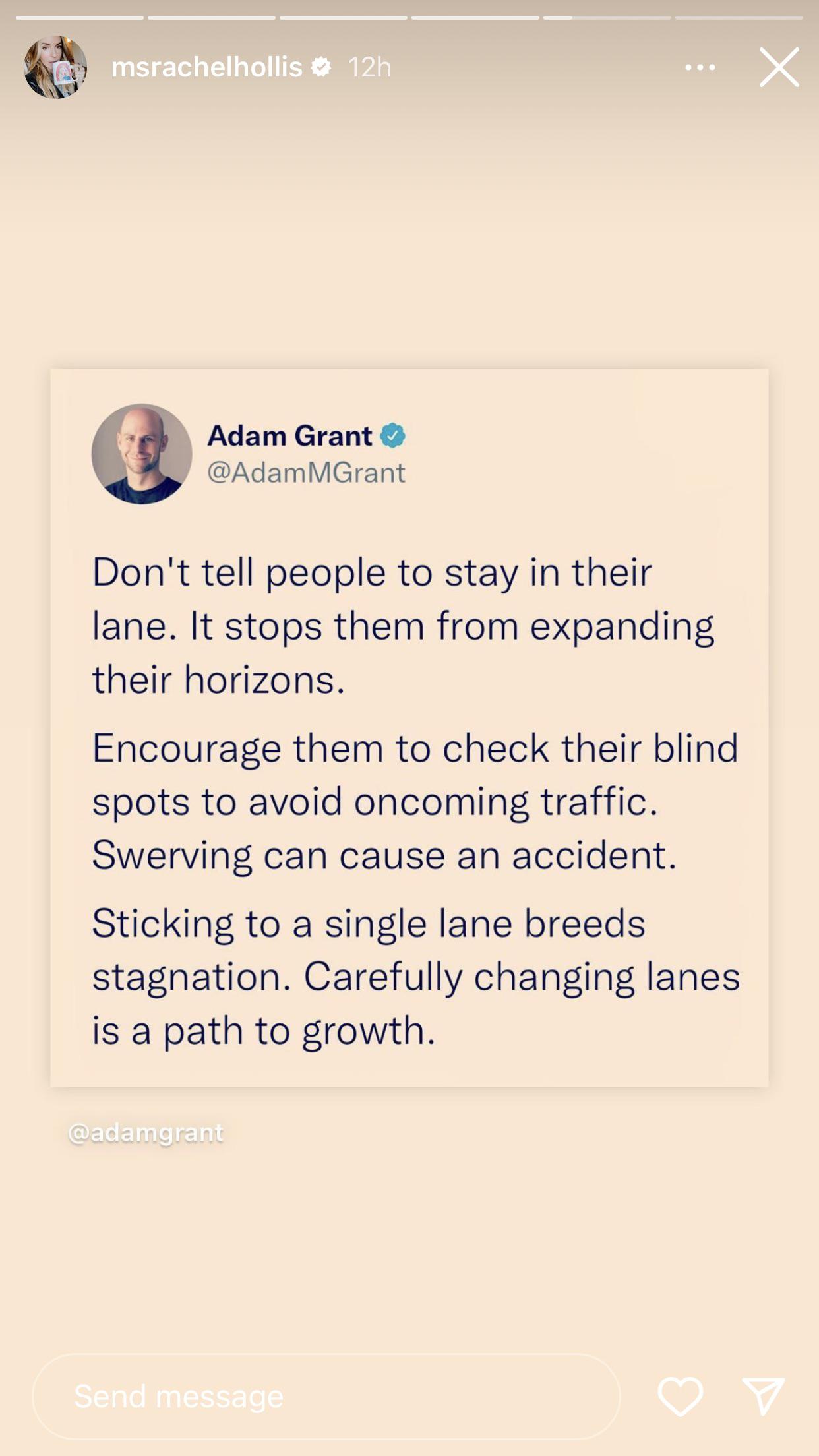 Translation I can play doctor/therapist if I want to! I learned from