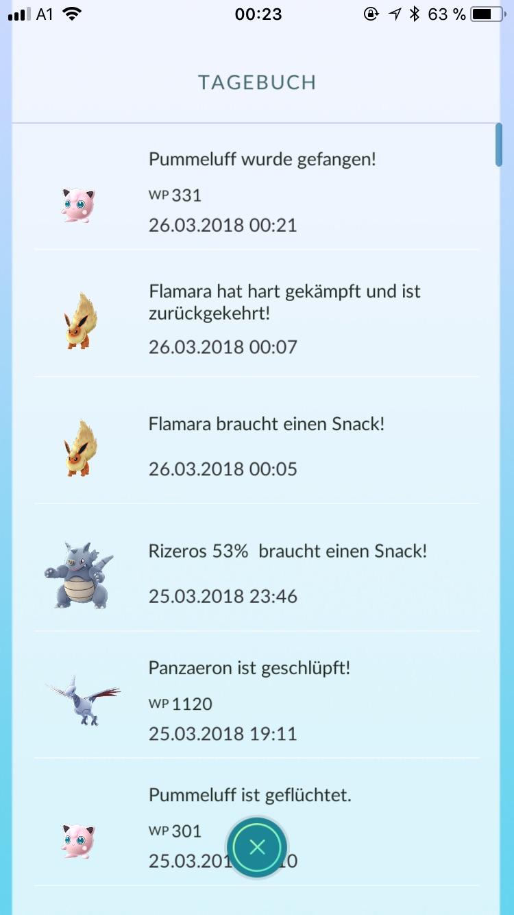 Because of daylight saving time a Pokémon which was kickt out of a gym