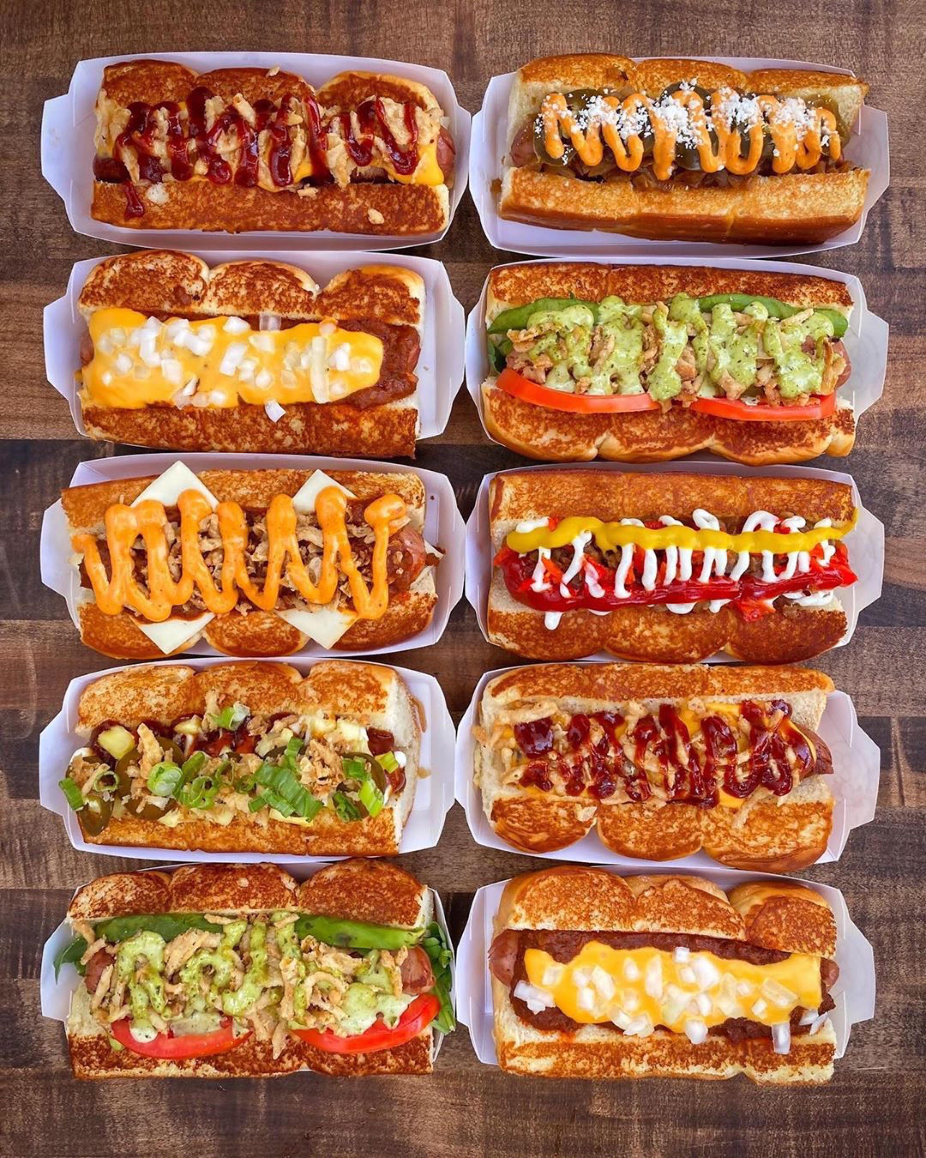 All the Hot Dogs we serve at my Hot Dog Joint. r/hot_dog