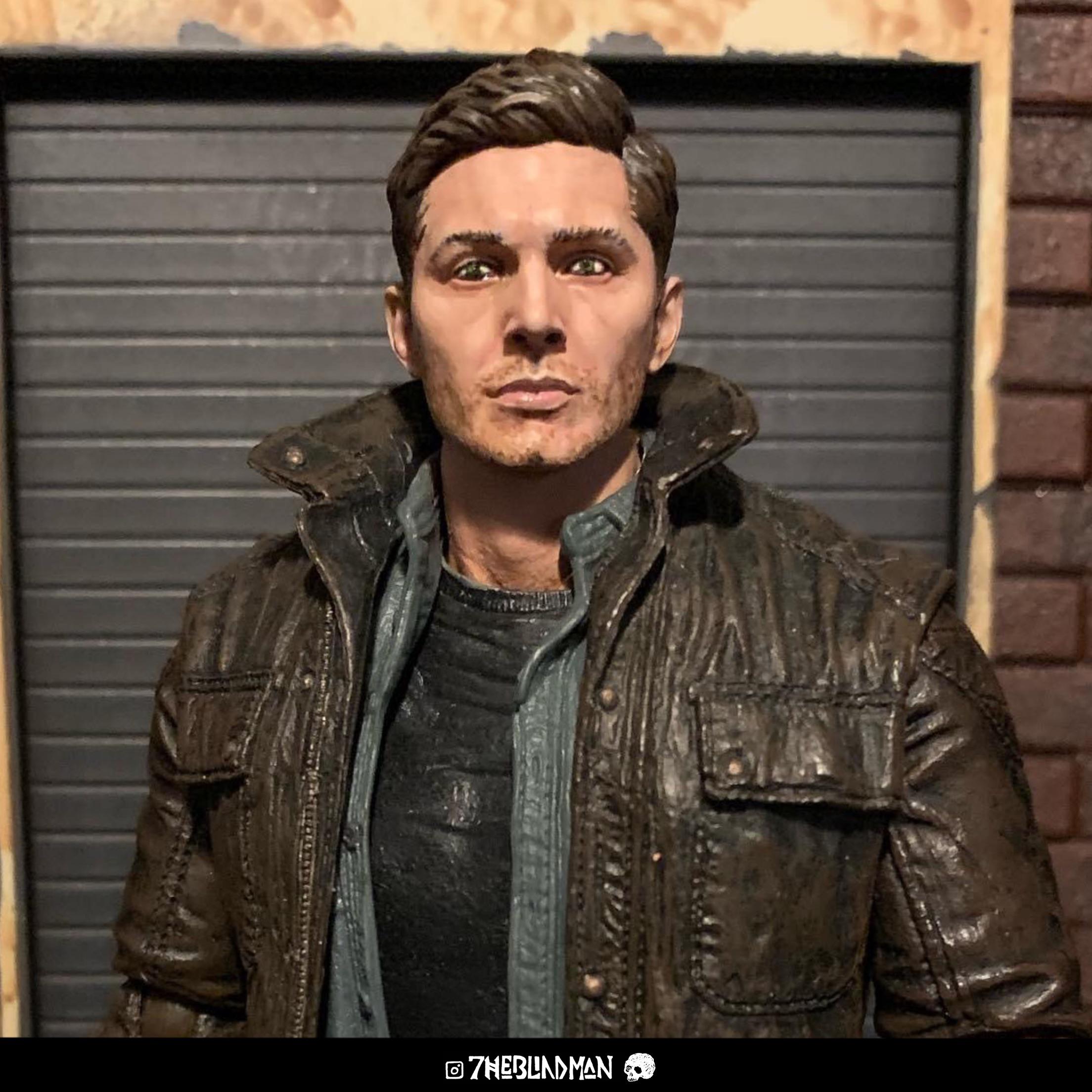 I painted up a custom Dean head for toyingaroundpodcast’s custom figure