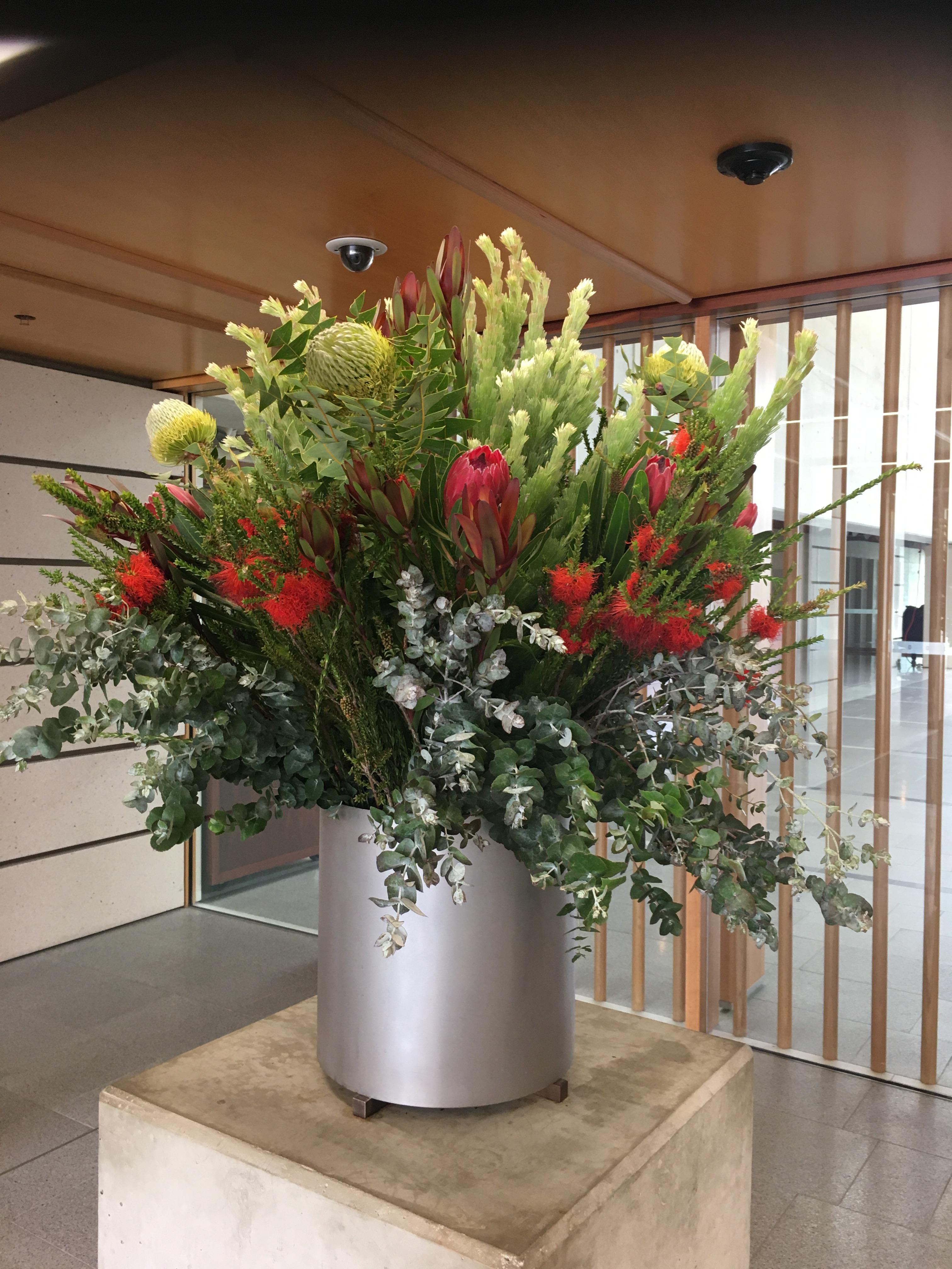This week’s Flowers in the Foyer of the National Portrait Gallery