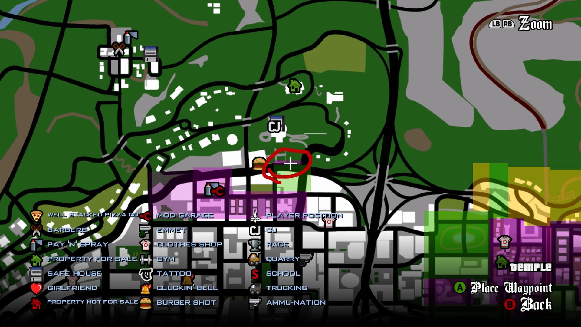 How do I claim this territory (which is basically a sidewalk in Temple