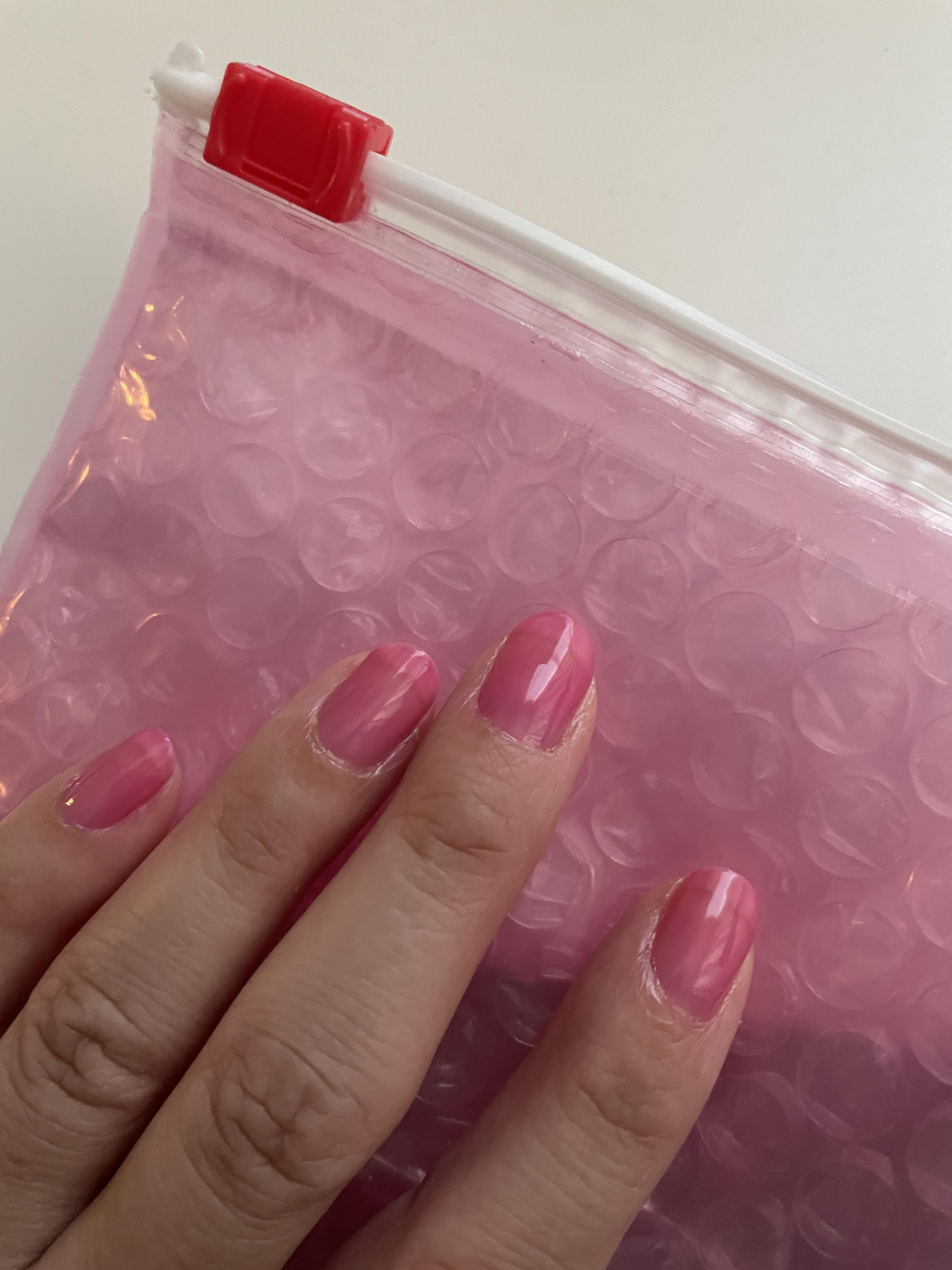 Glossier Inspired Nail Look glossier