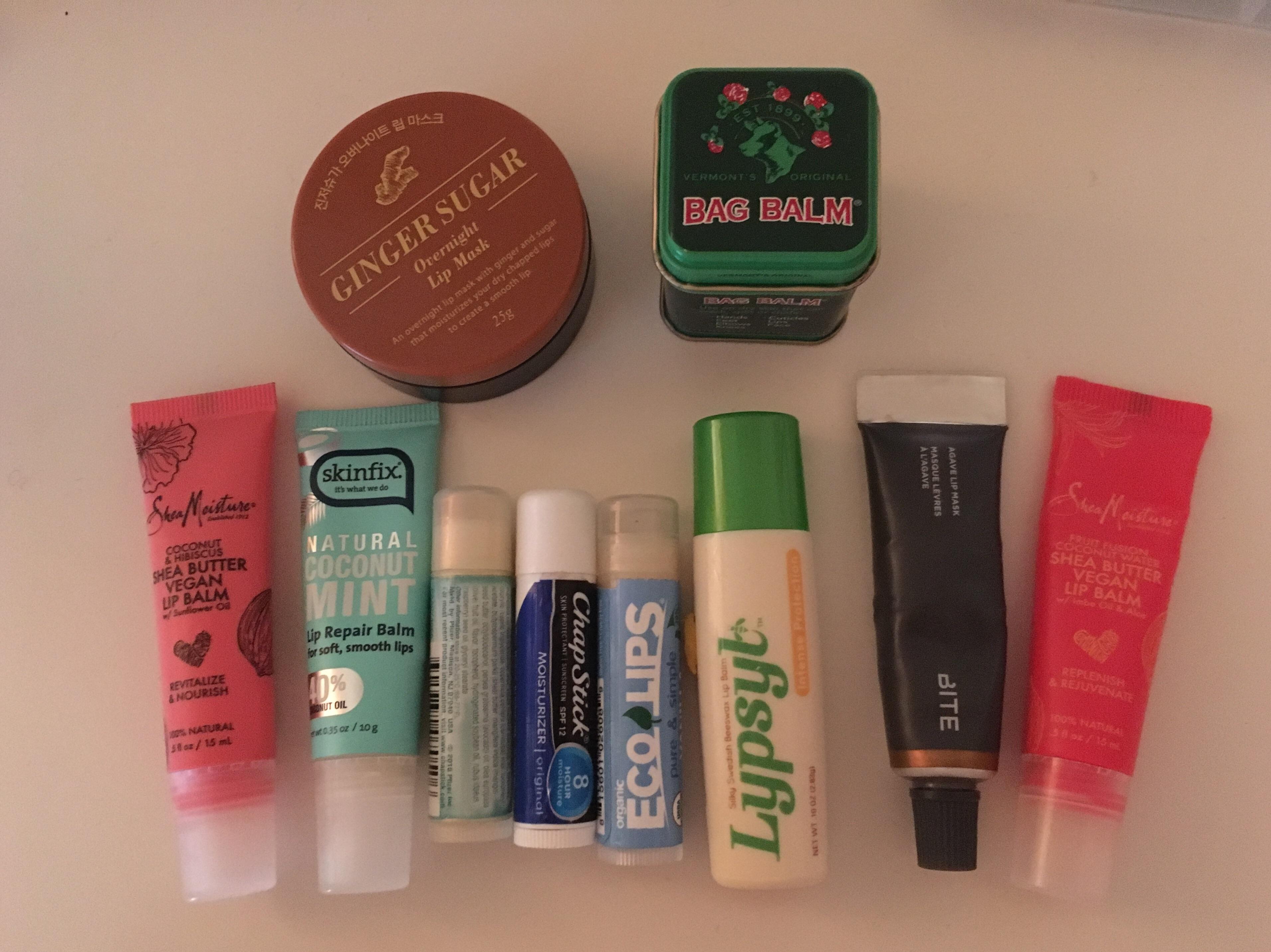 lip care collection since starting accutane r/Accutane