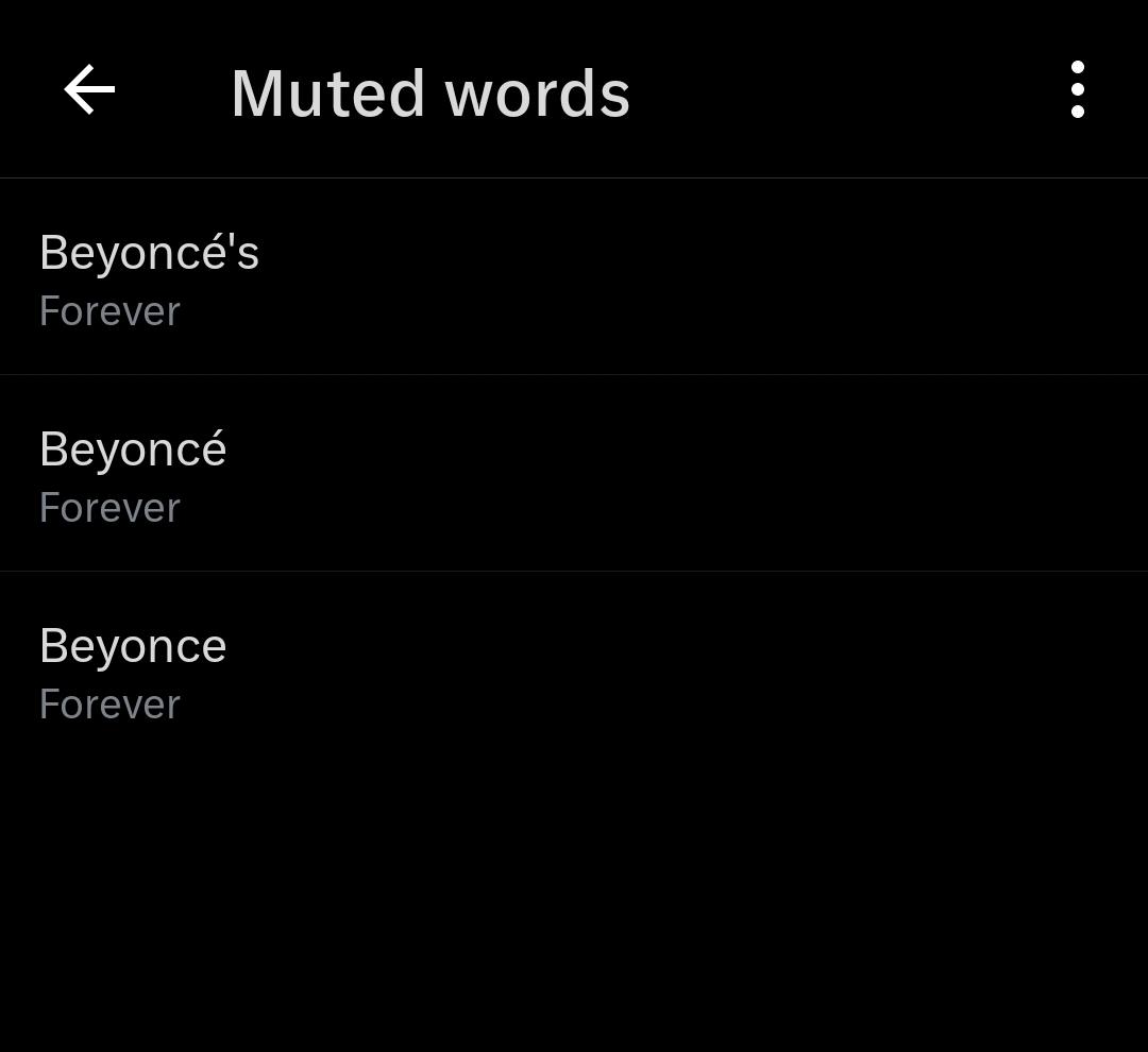 Why aren't my muted words muting? r/Twitter