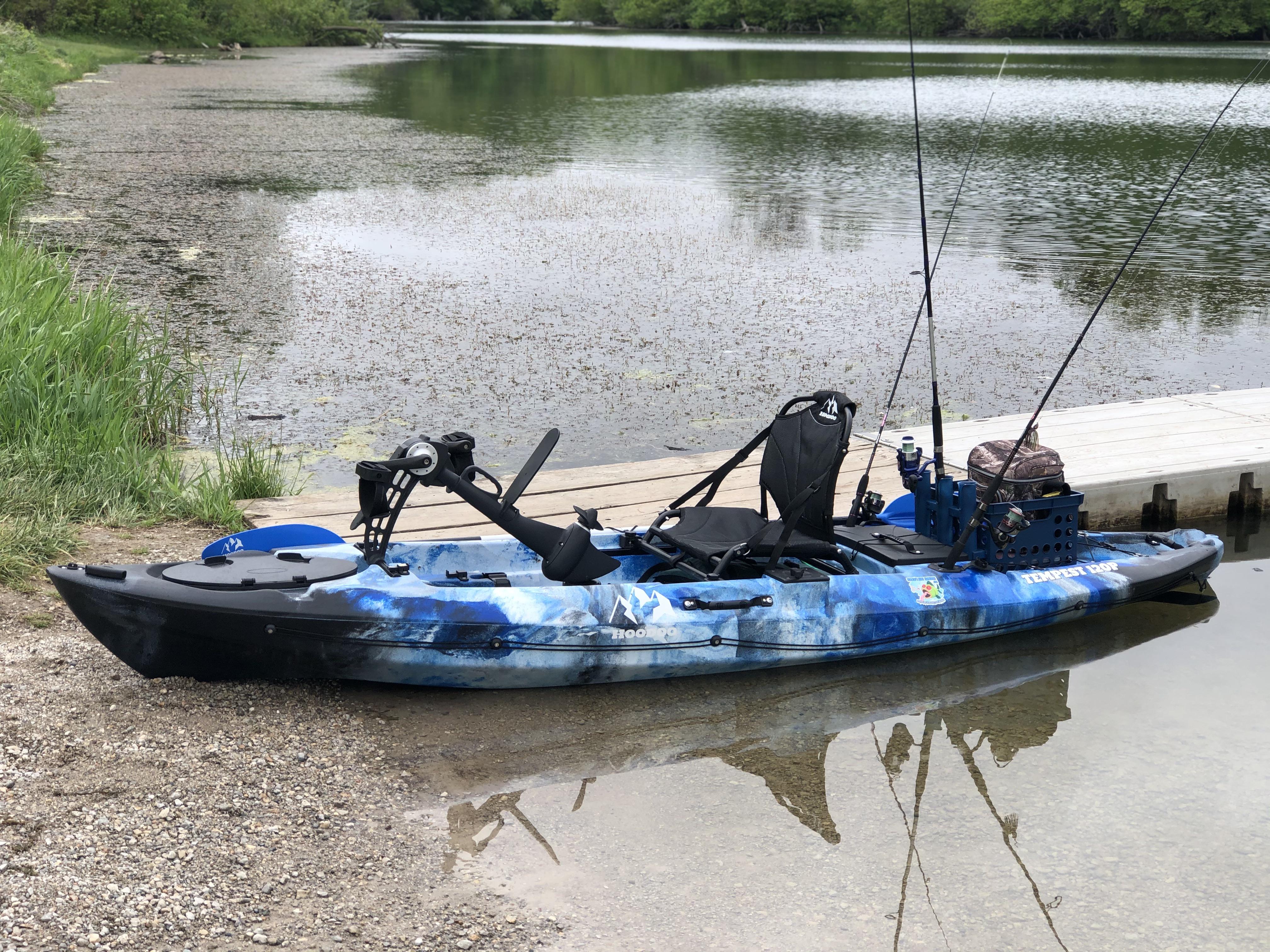 Finally got myself a kayak, hoodoo tempest 120p r/kayakfishing