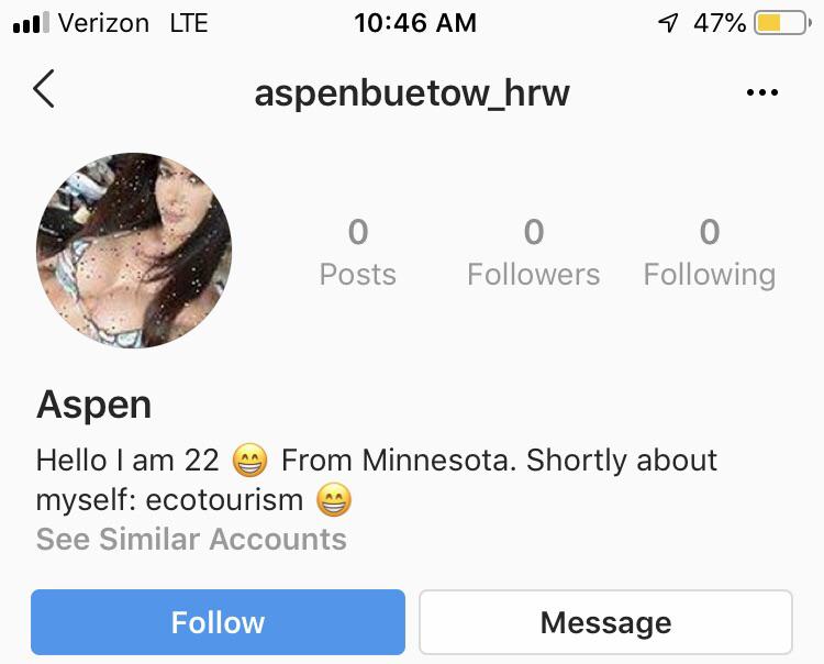 Got this Instagram spam account today r/engrish