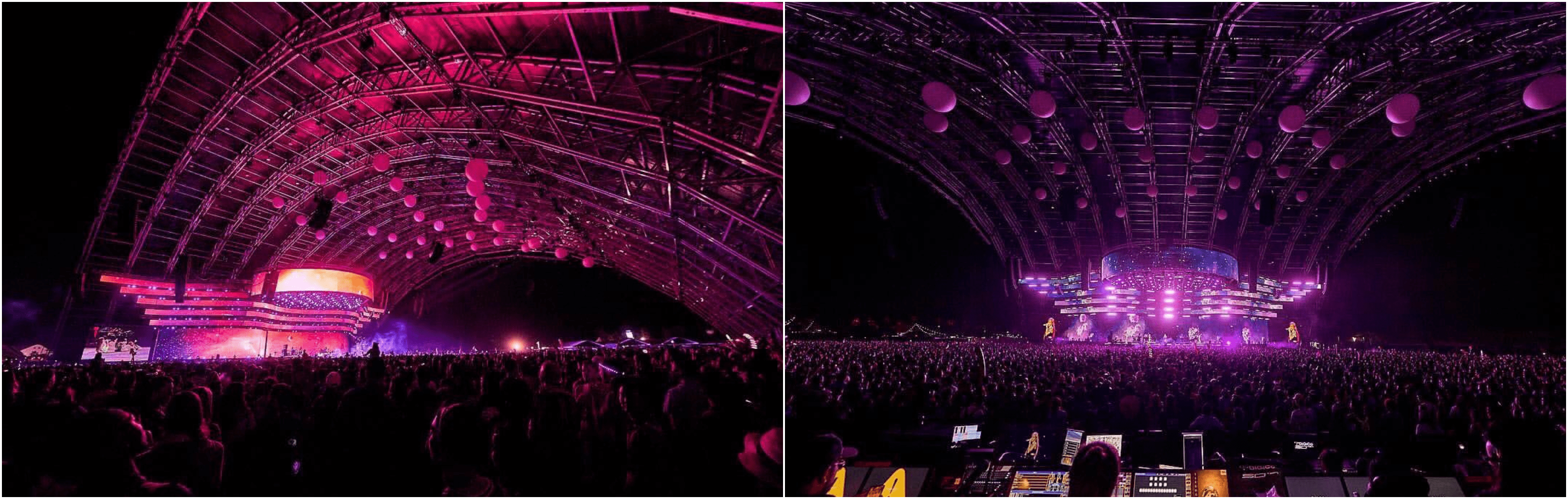 190414 Beautiful panorama shots of BLACKPINK's Coachella stage r